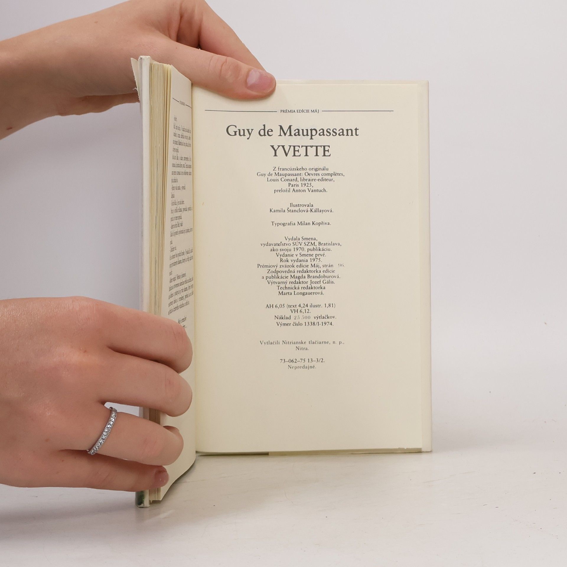 Guy de Maupassant Yvette