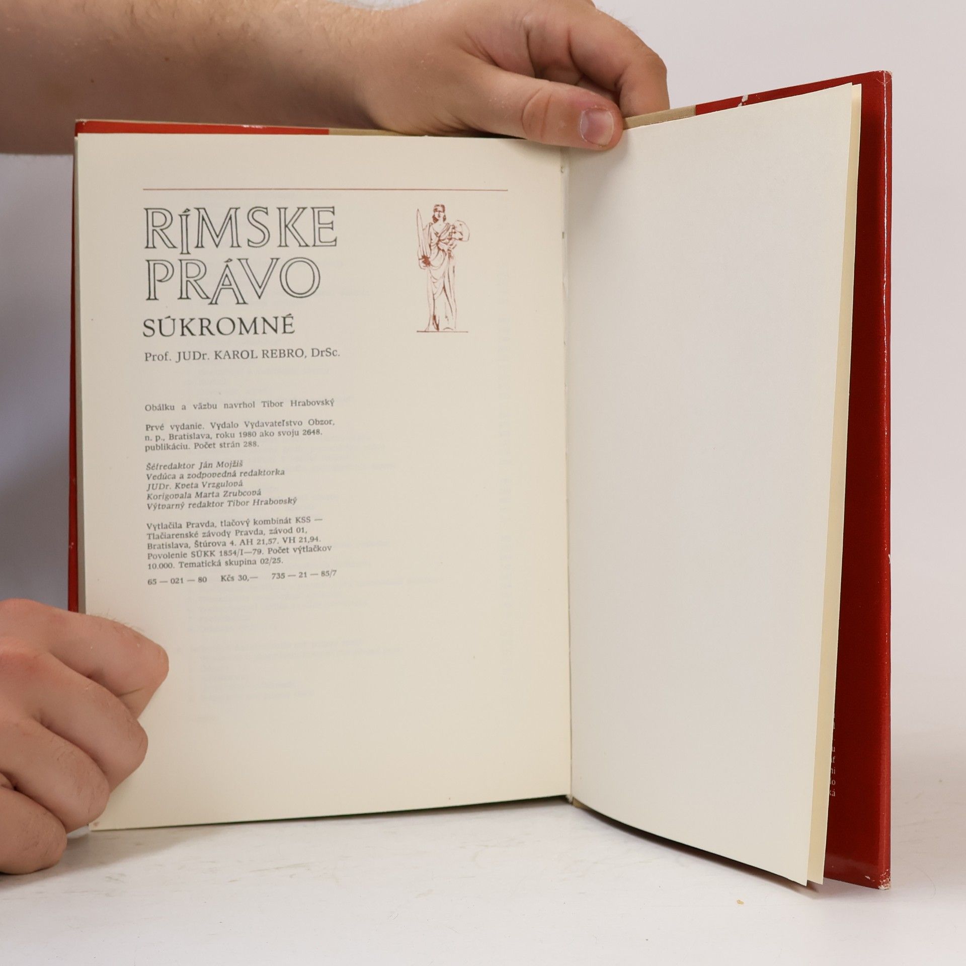 Karol Rebro Rímske právo súkromné