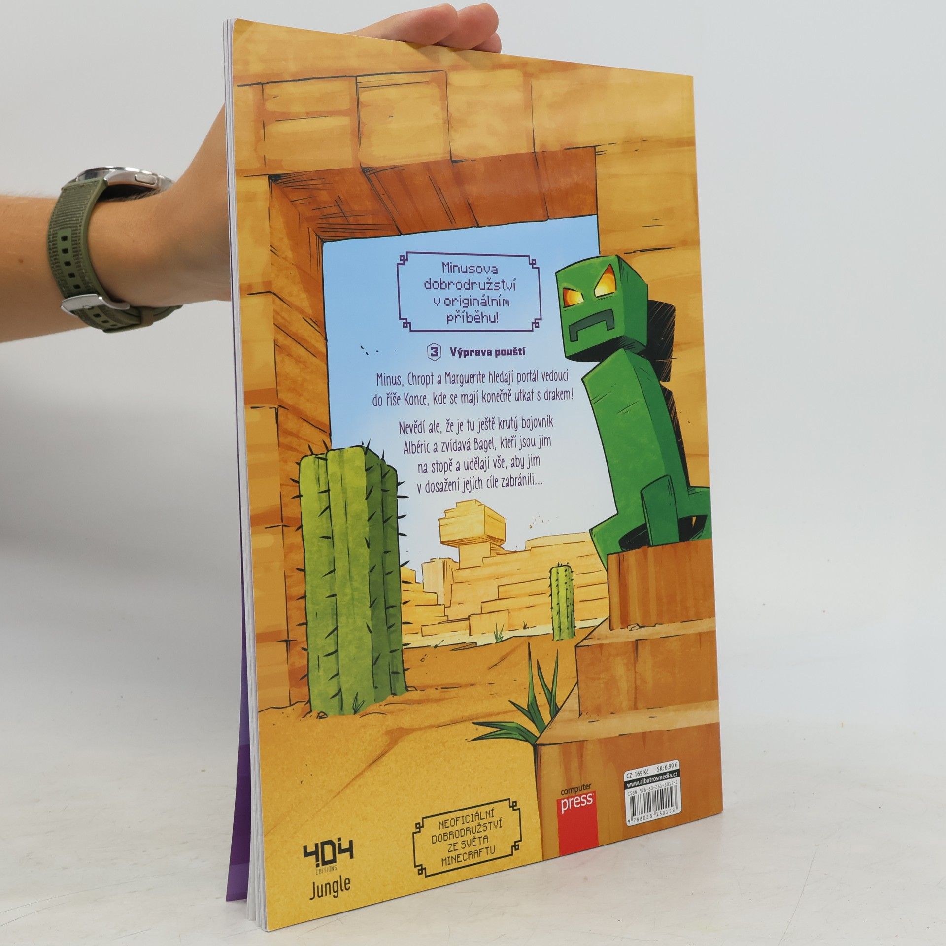 Autorenkollektiv Deník malého Minecrafťáka : komiks. 3, Výprava pouští