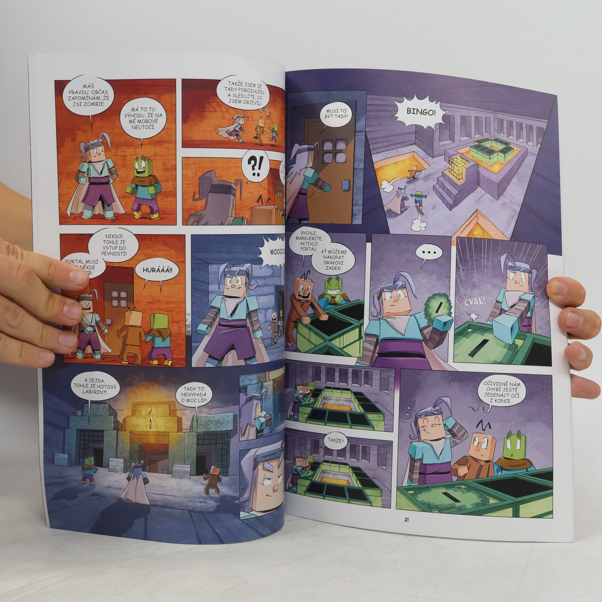 Autorenkollektiv Deník malého Minecrafťáka : komiks. 3, Výprava pouští