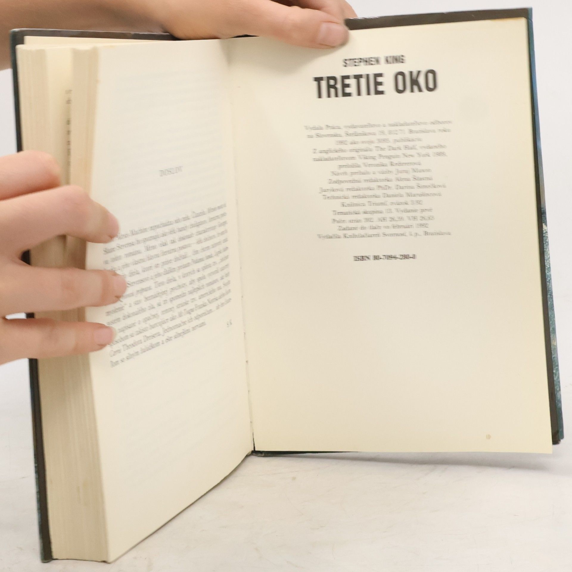 Stephen King Tretie oko