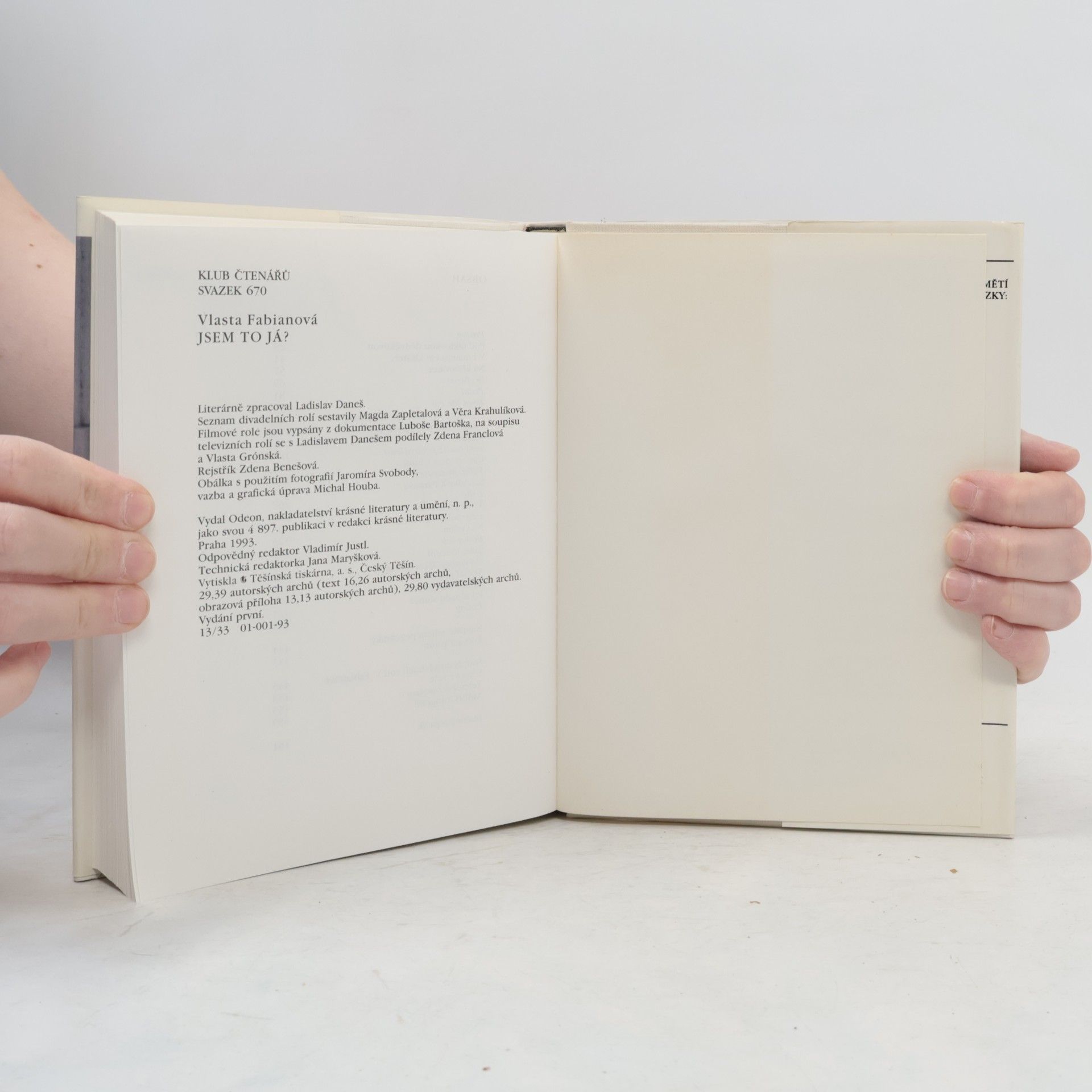 Vlasta Fabianová Jsem to já?
