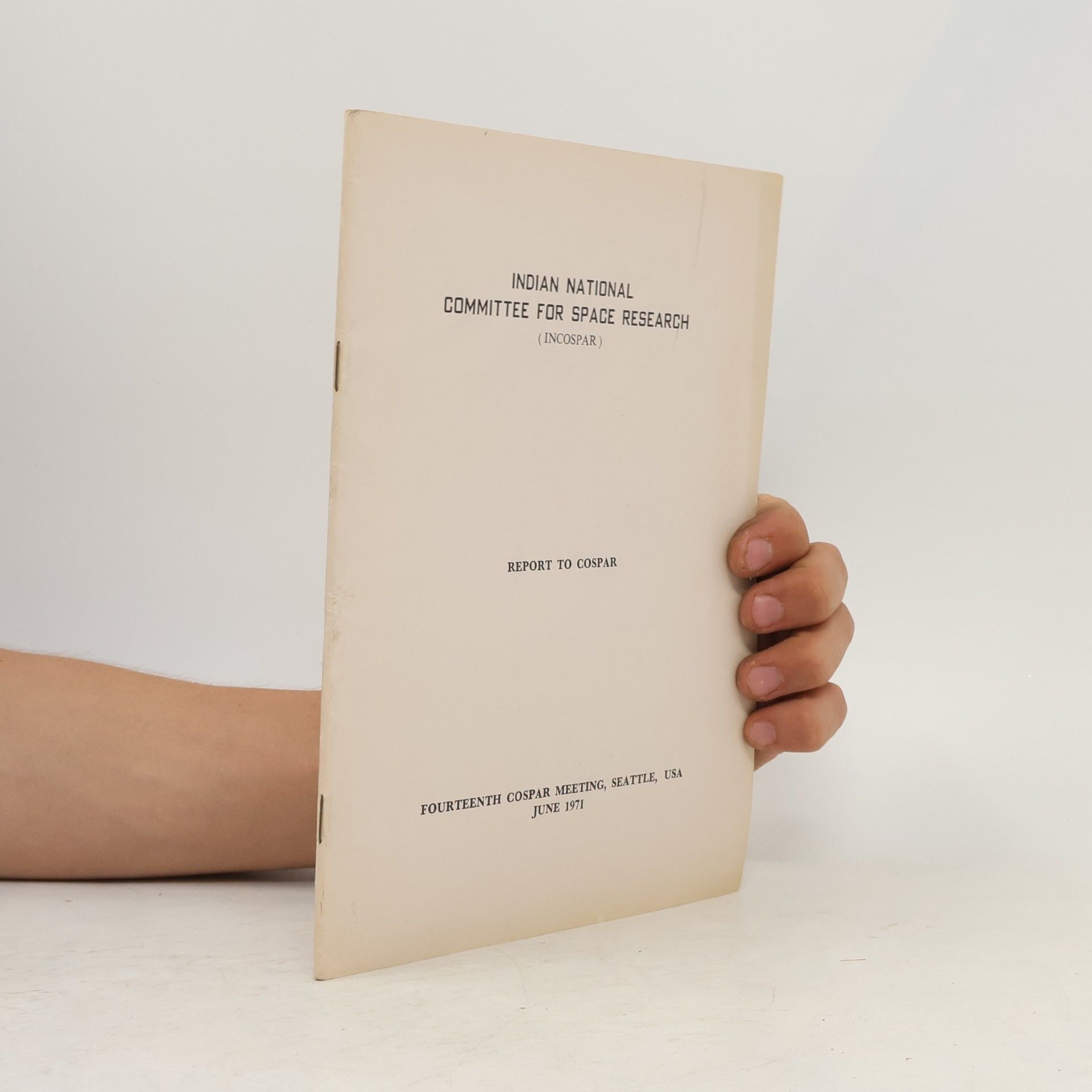 Various authors Report to COSPAR