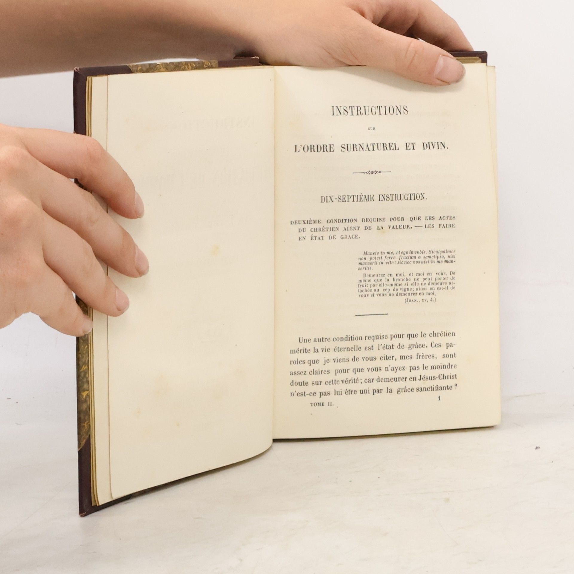 Nicolas Gridel Instructions sur l'ordre surnaturel et divin II.
