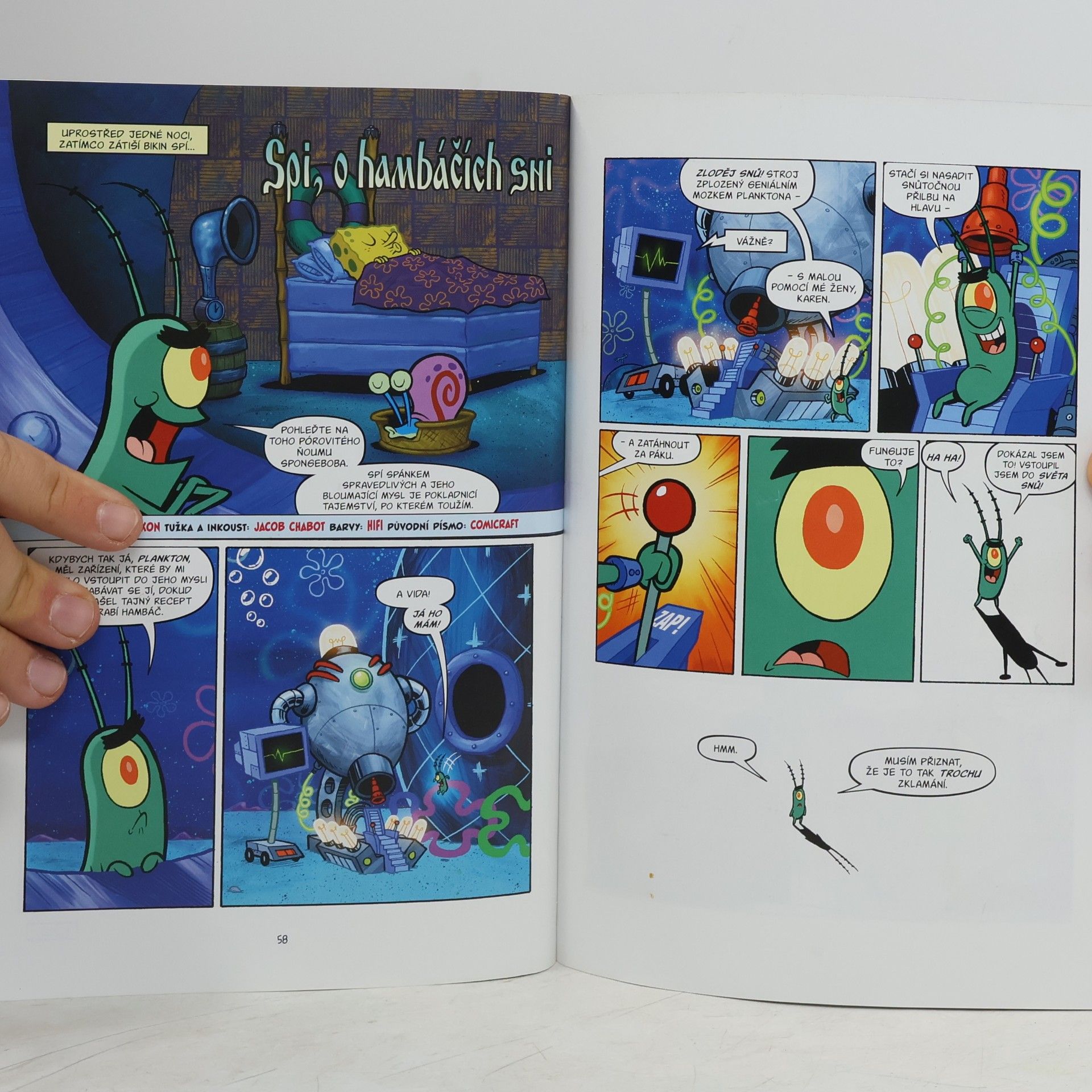 Stephen Hillenburg SpongeBob : komiks. Č. 3, Příběhy ze zakletého ananasu