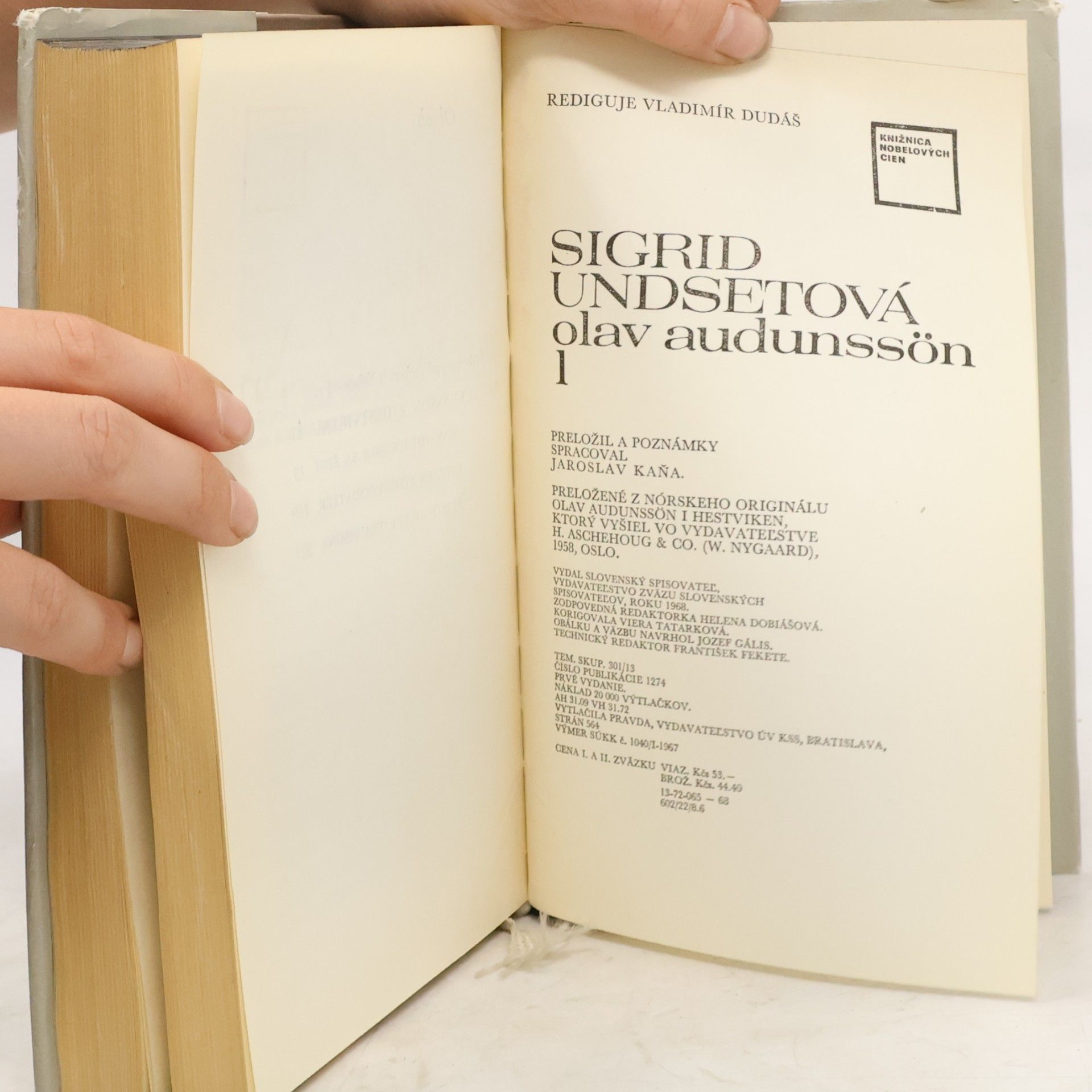 Sigrid Undset Olav Audunssön 1