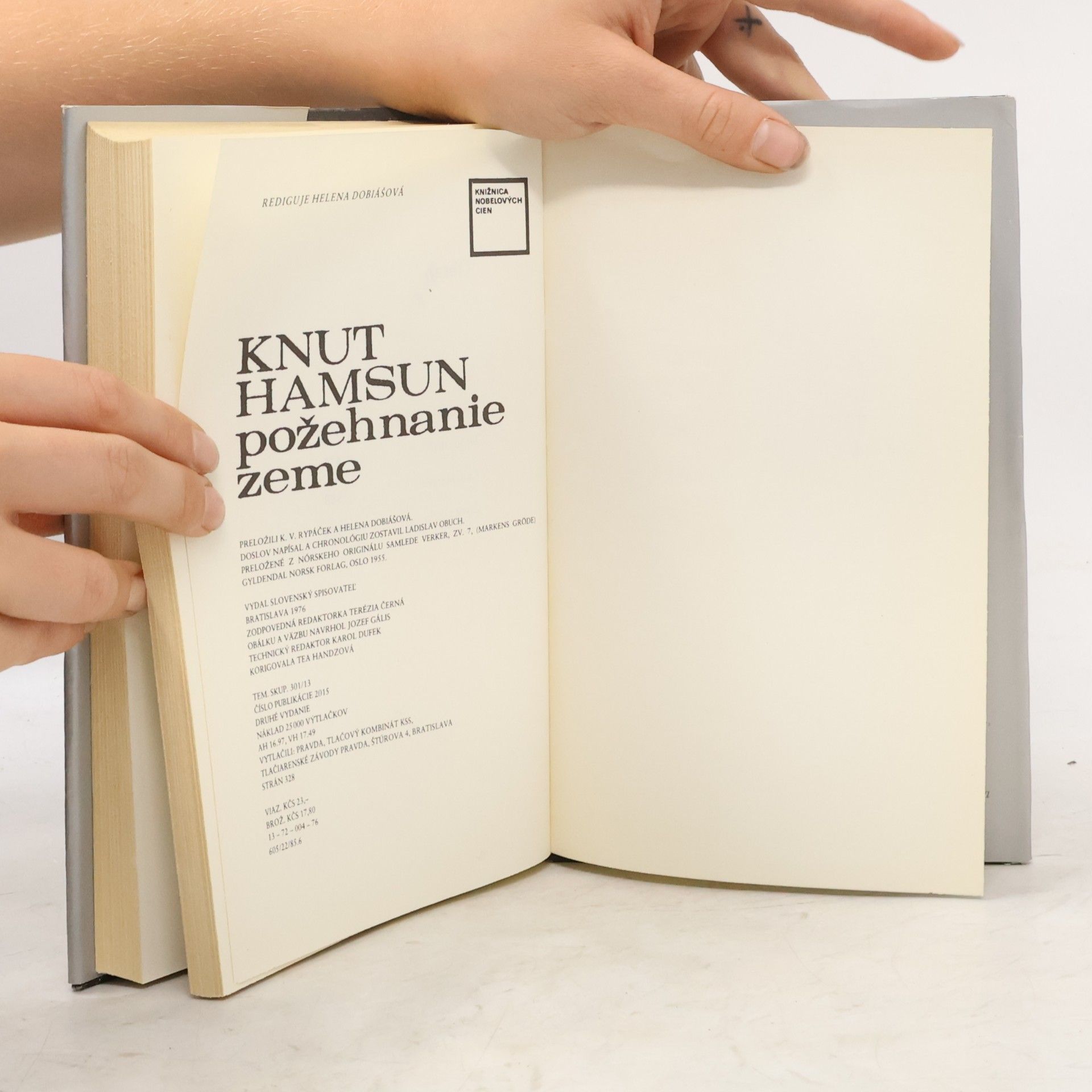 Knut Hamsun Požehnanie zeme