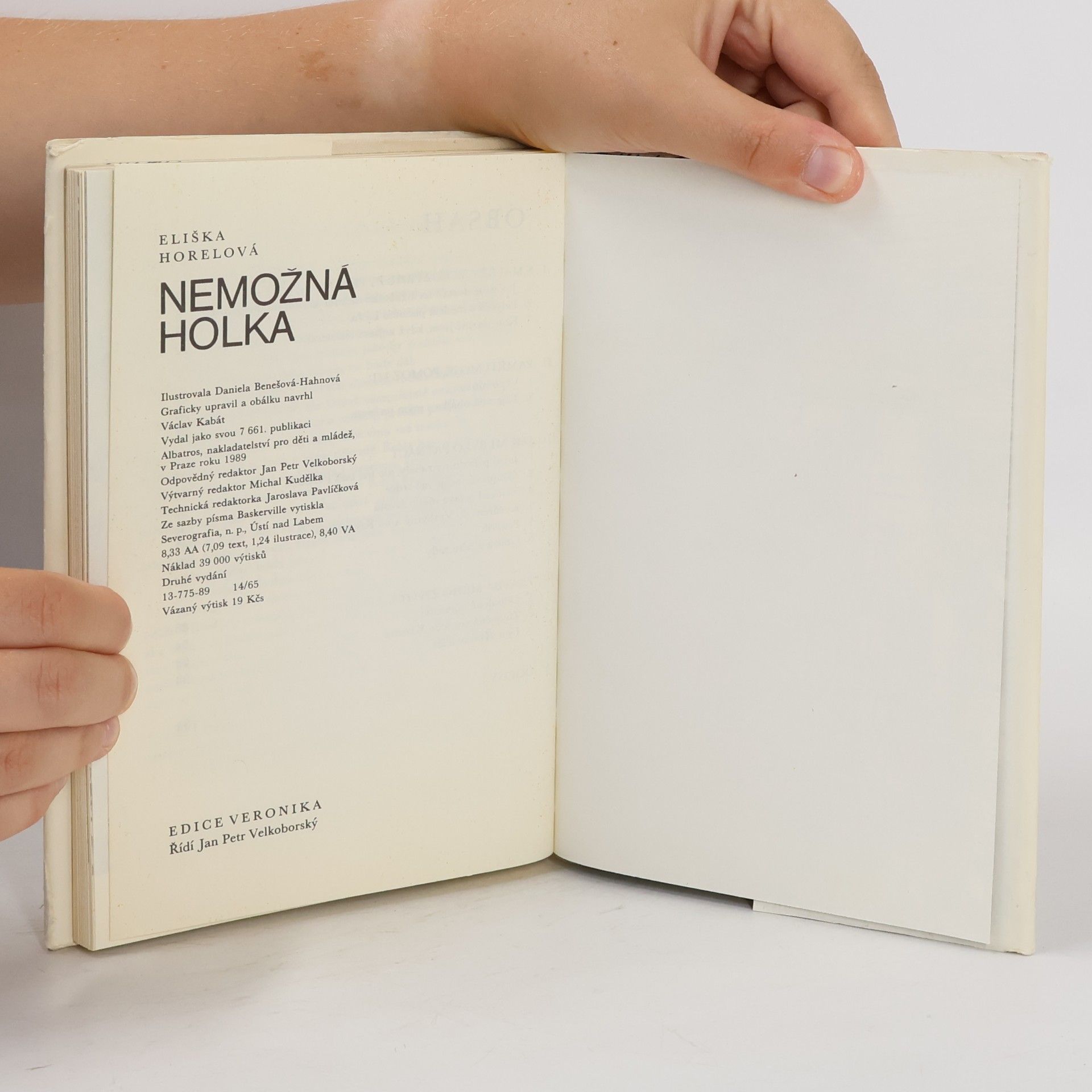 Eliška Horelová Nemožná holka