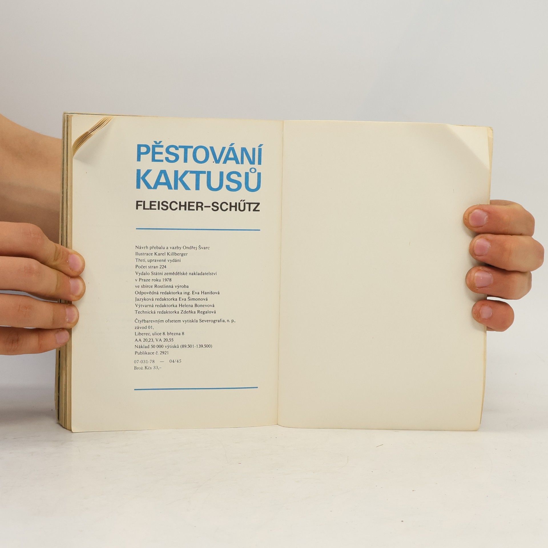 Zdeněk Fleischer Pěstování kaktusů