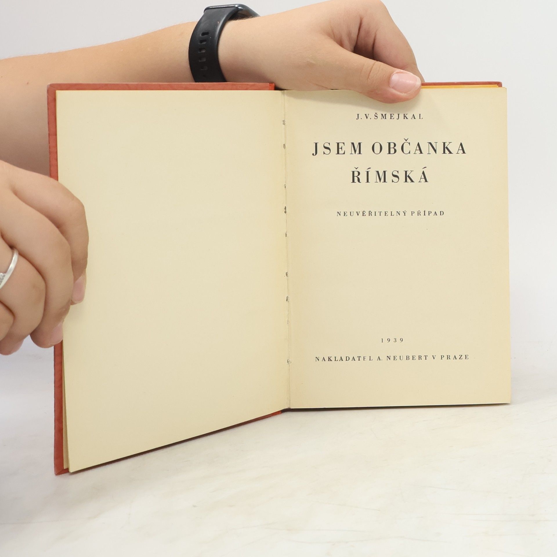 Jaromír Václav Šmejkal Jsem občanka římská