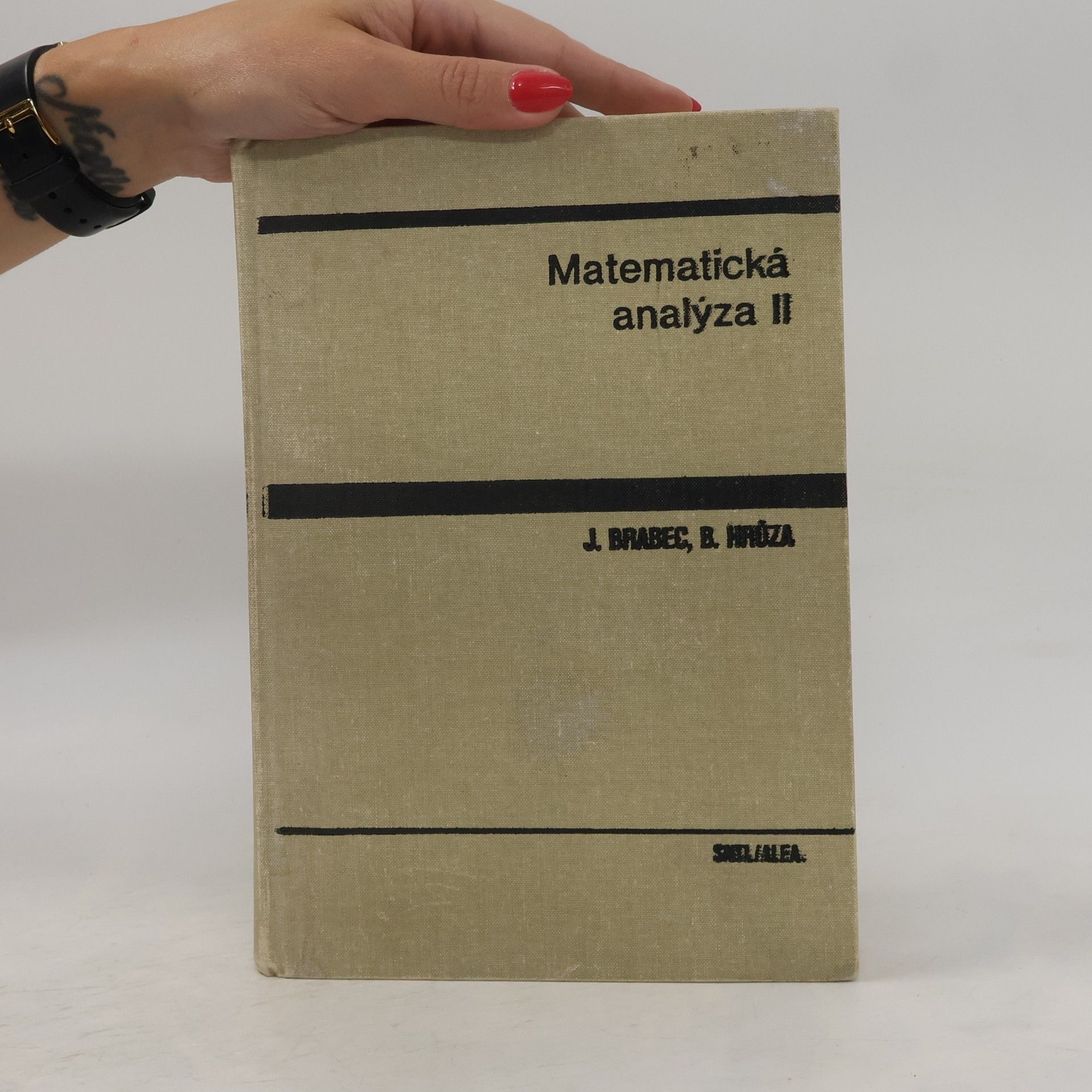 Jiří Brabec Matematická analýza II