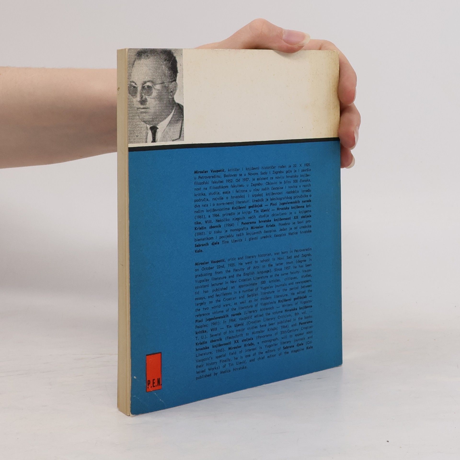 Miroslav Vaupotić Hrvatska suvremena književnost. Contemporary Croatian Literature