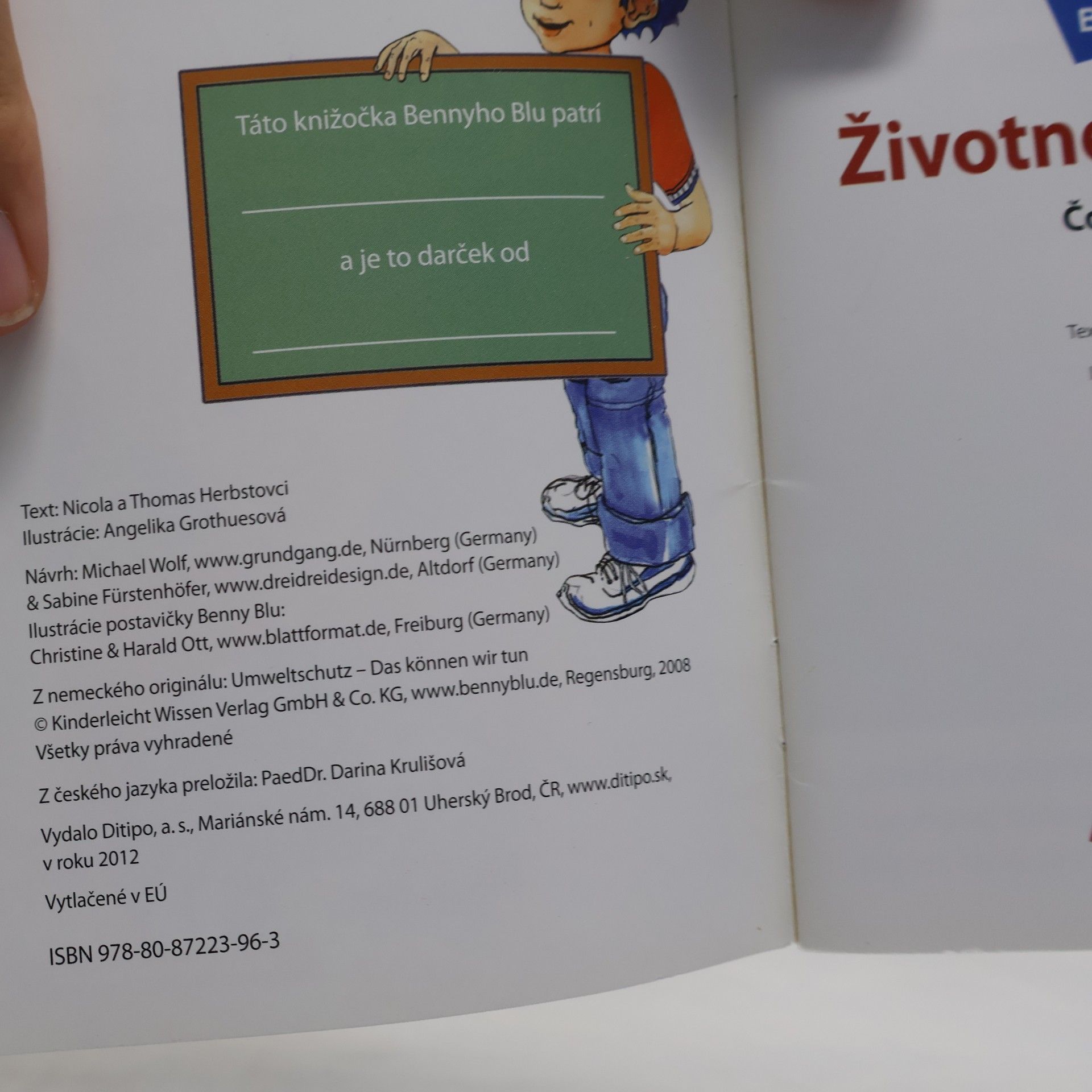 Nicola Herbstová Životné prostredie