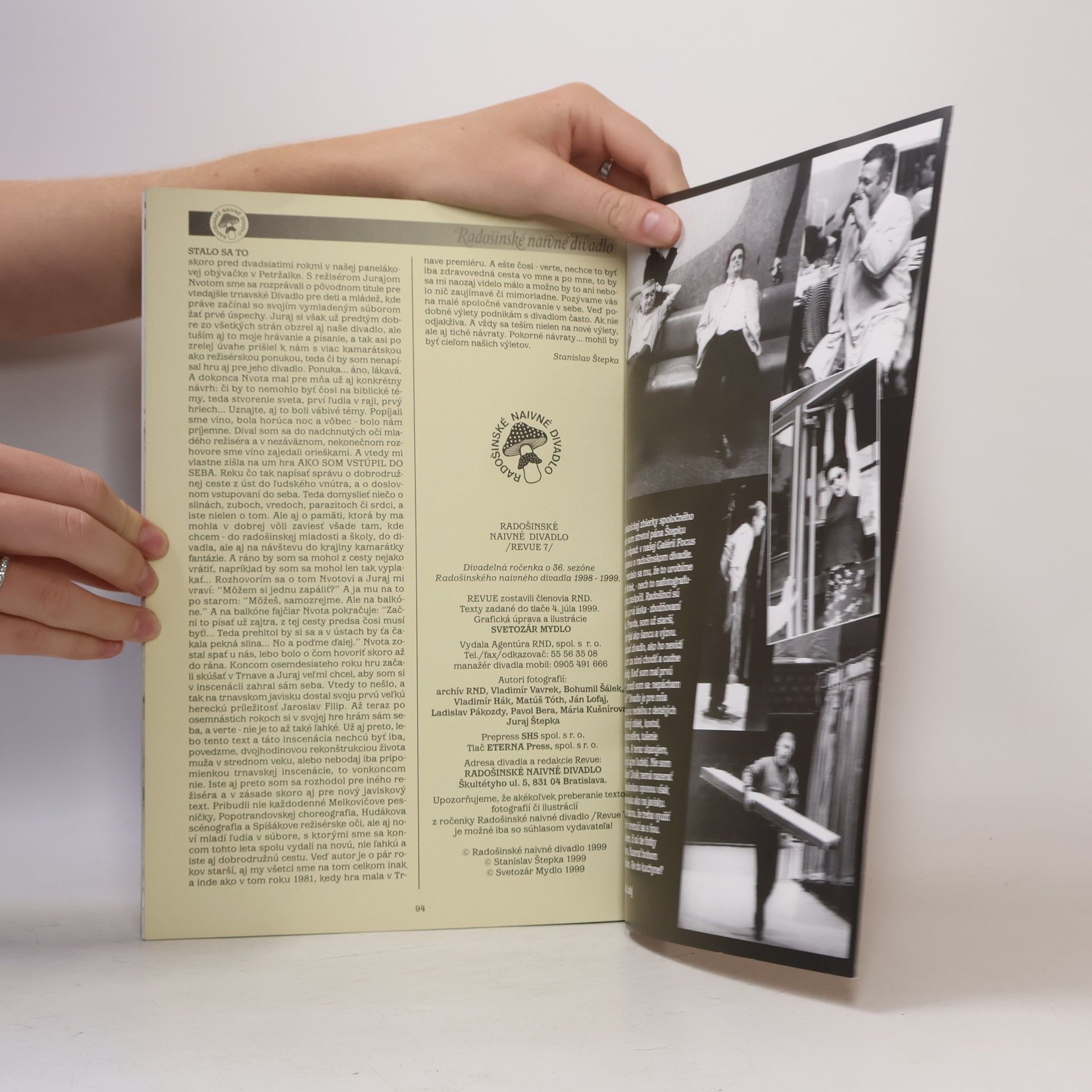 Collectif d'auteurs Radošinské naivné divadlo. Revue 7