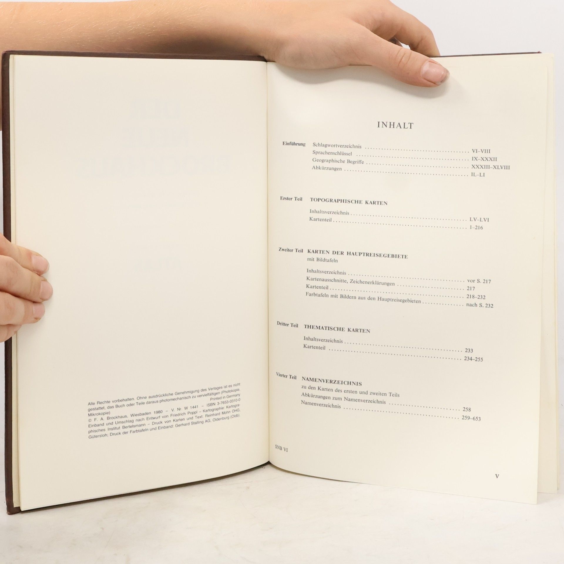 Kolektiv autorů Der neue Brockhaus 6. Atlas