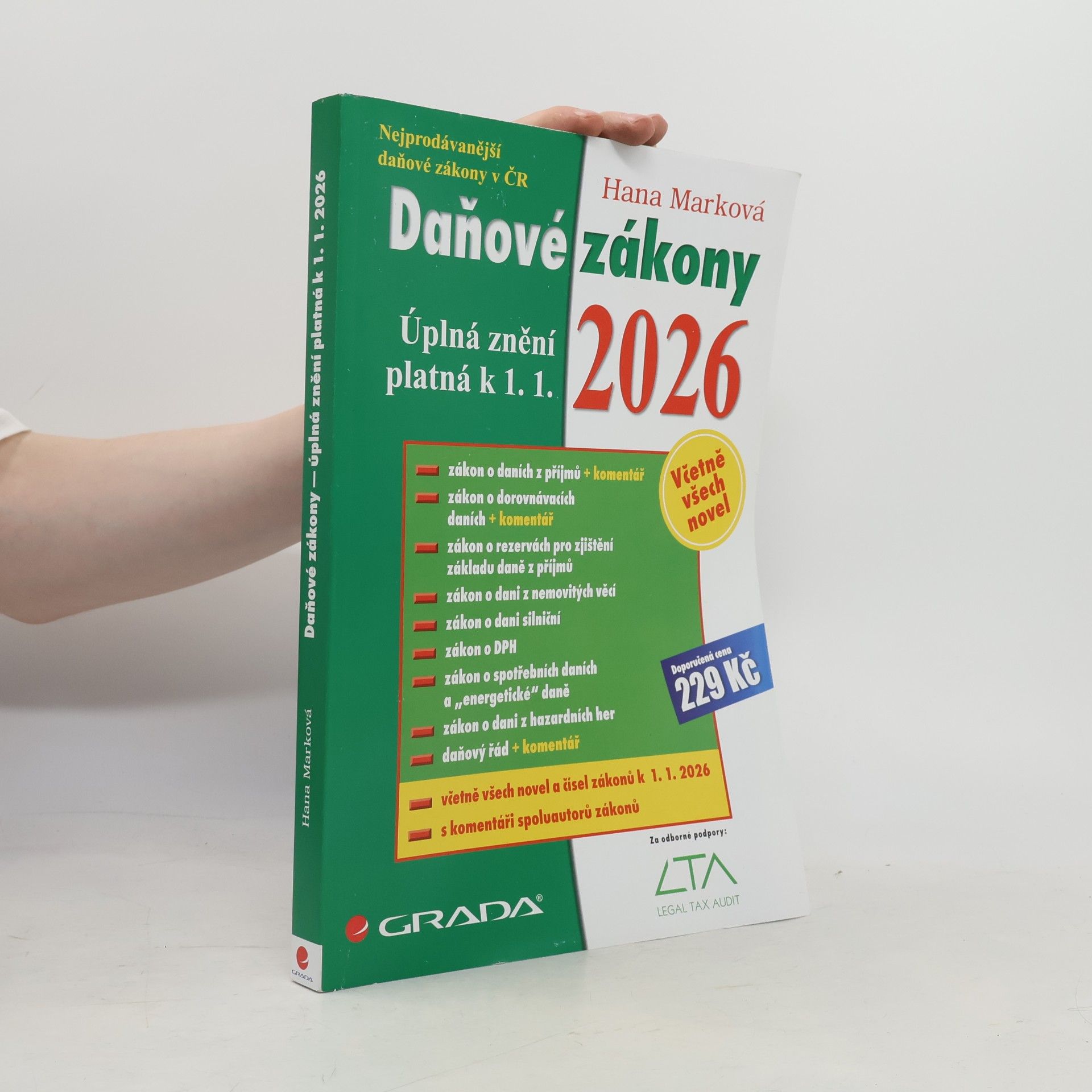 Marková Hana Daňové zákony 2026