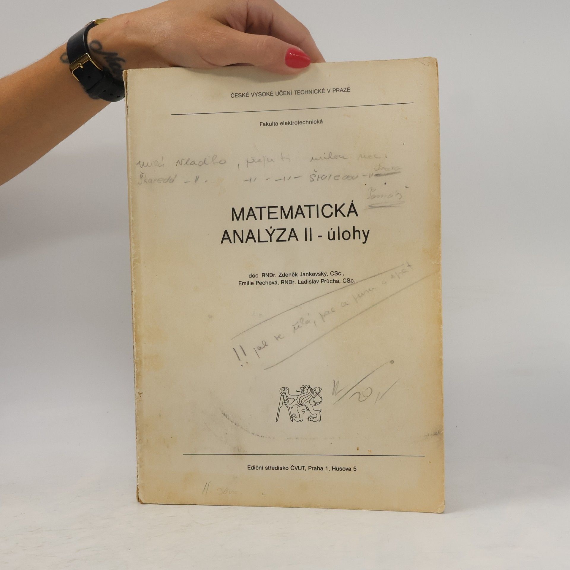 Zdeněk Jankovský Matematická analýza II. Úlohy