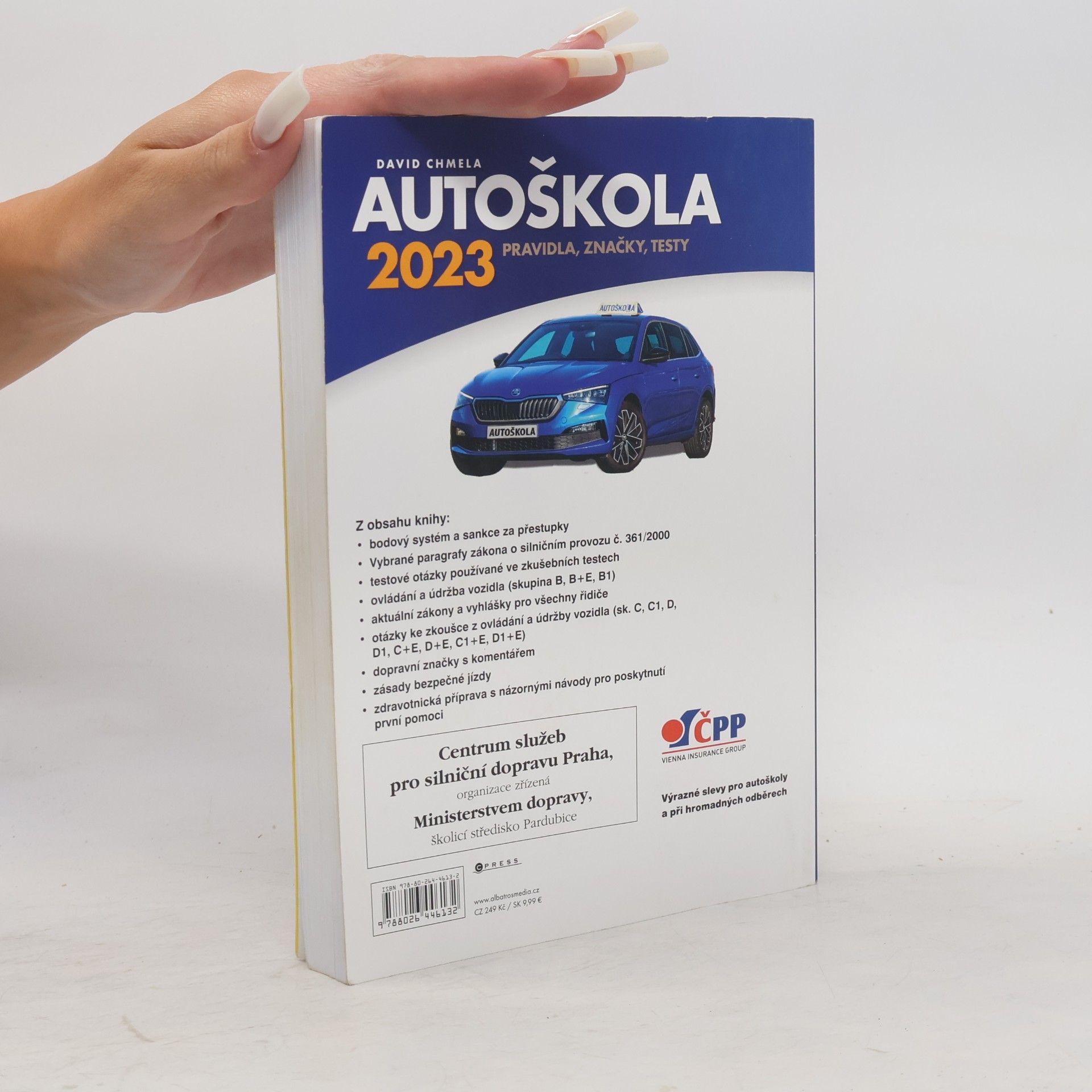 David Chmela Autoškola : pravidla, značky, testy : 2023