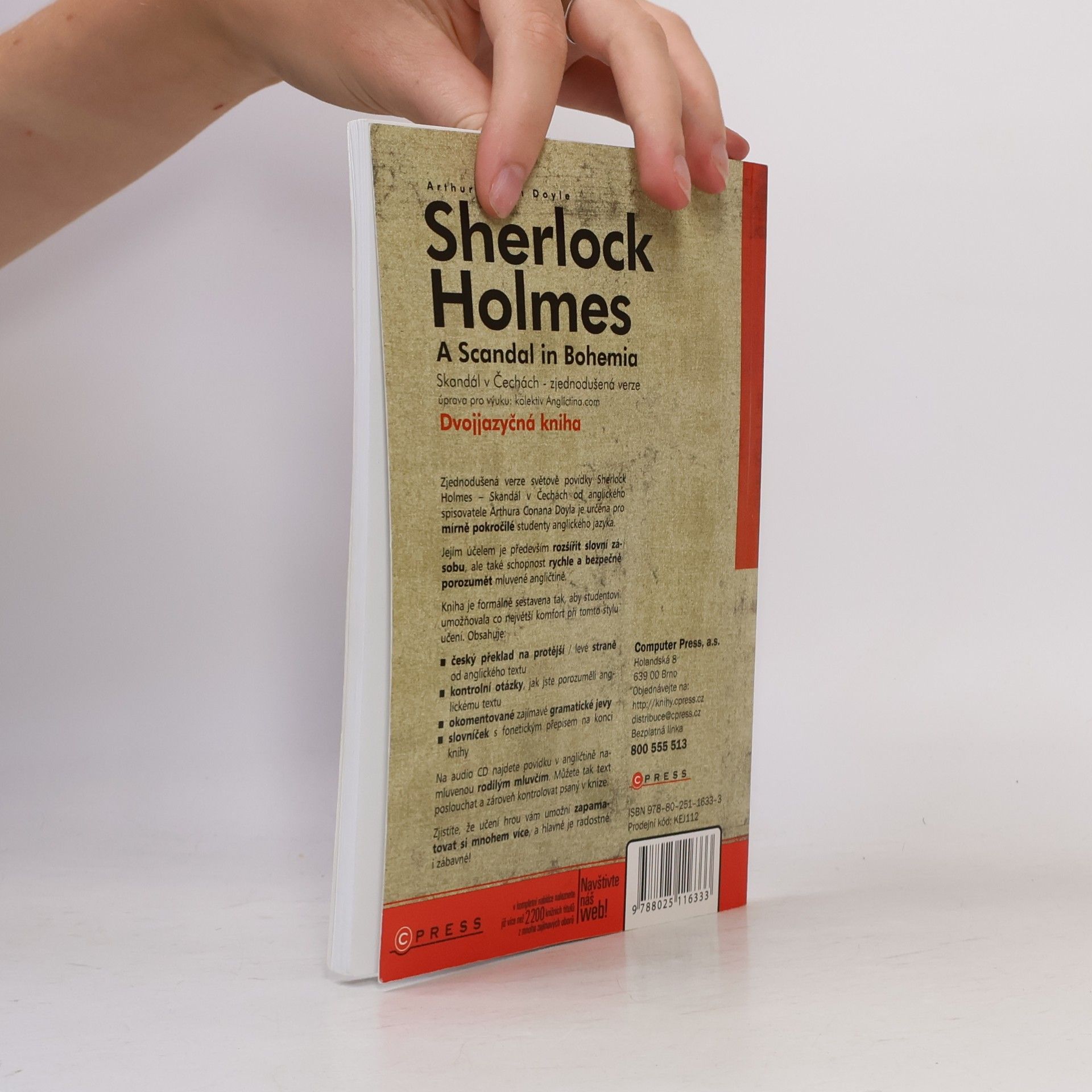 Arthur Conan Doyle Sherlock Holmes. A Scandal in Bohemia / Skandál v Čechách