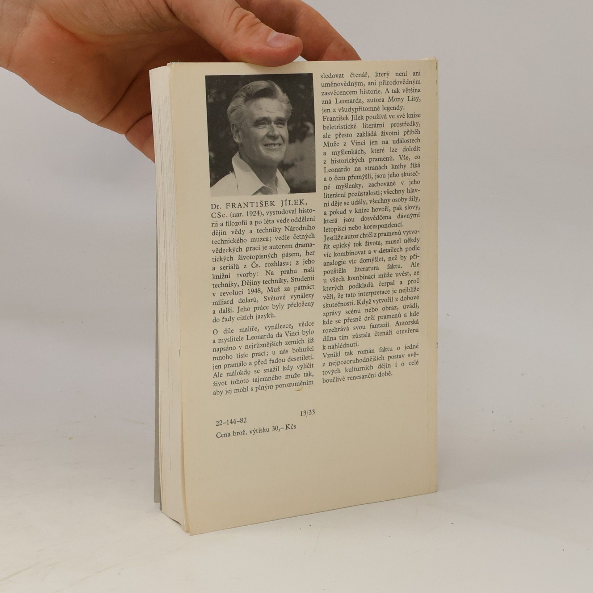 František Jílek Muž z Vinci