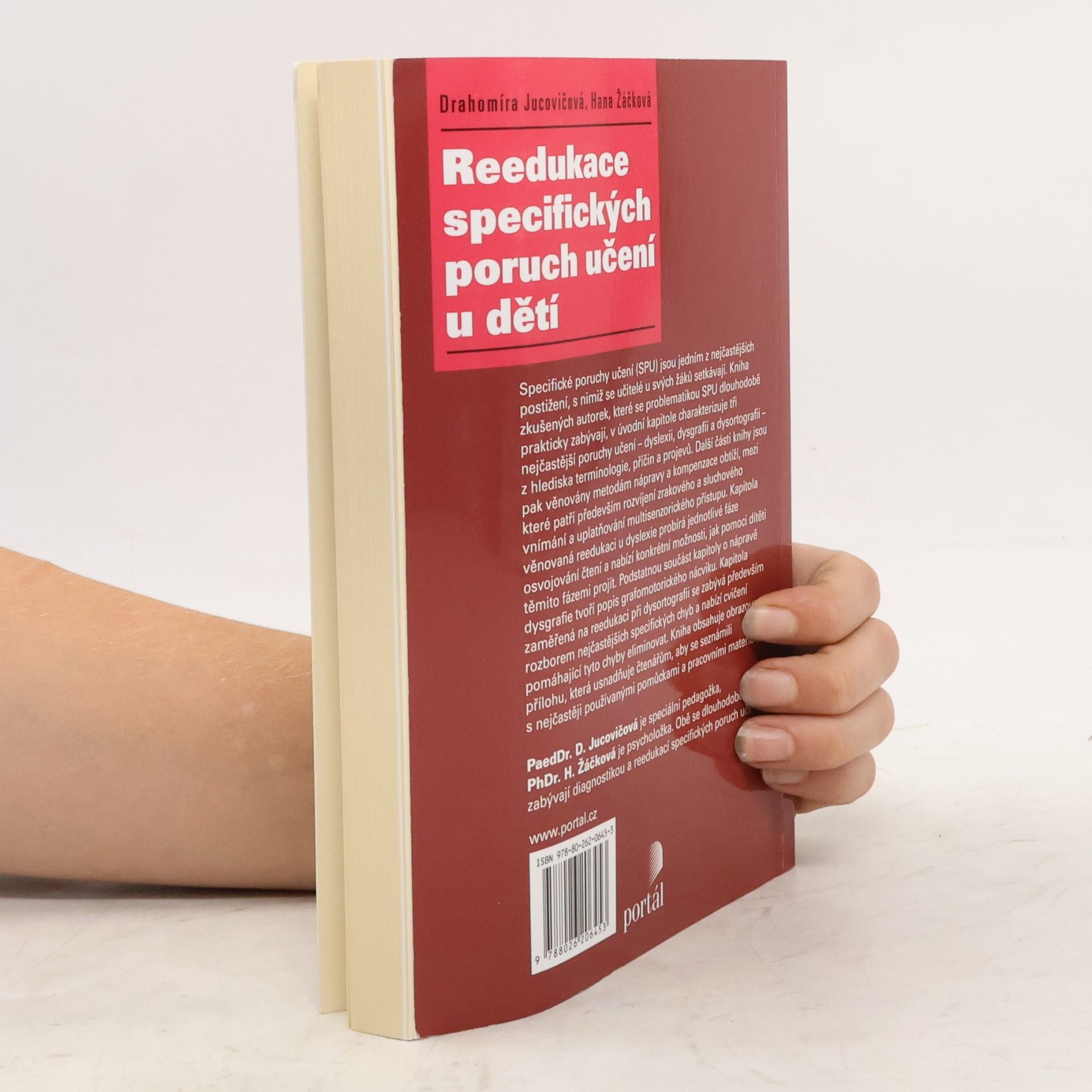 Drahomíra Jucovičová Reedukace specifických poruch učení u dětí