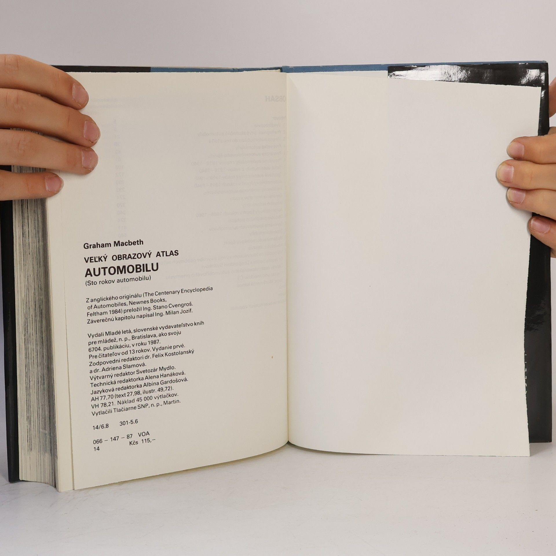 Graham Macbeth Veľký obrazový atlas automobilu