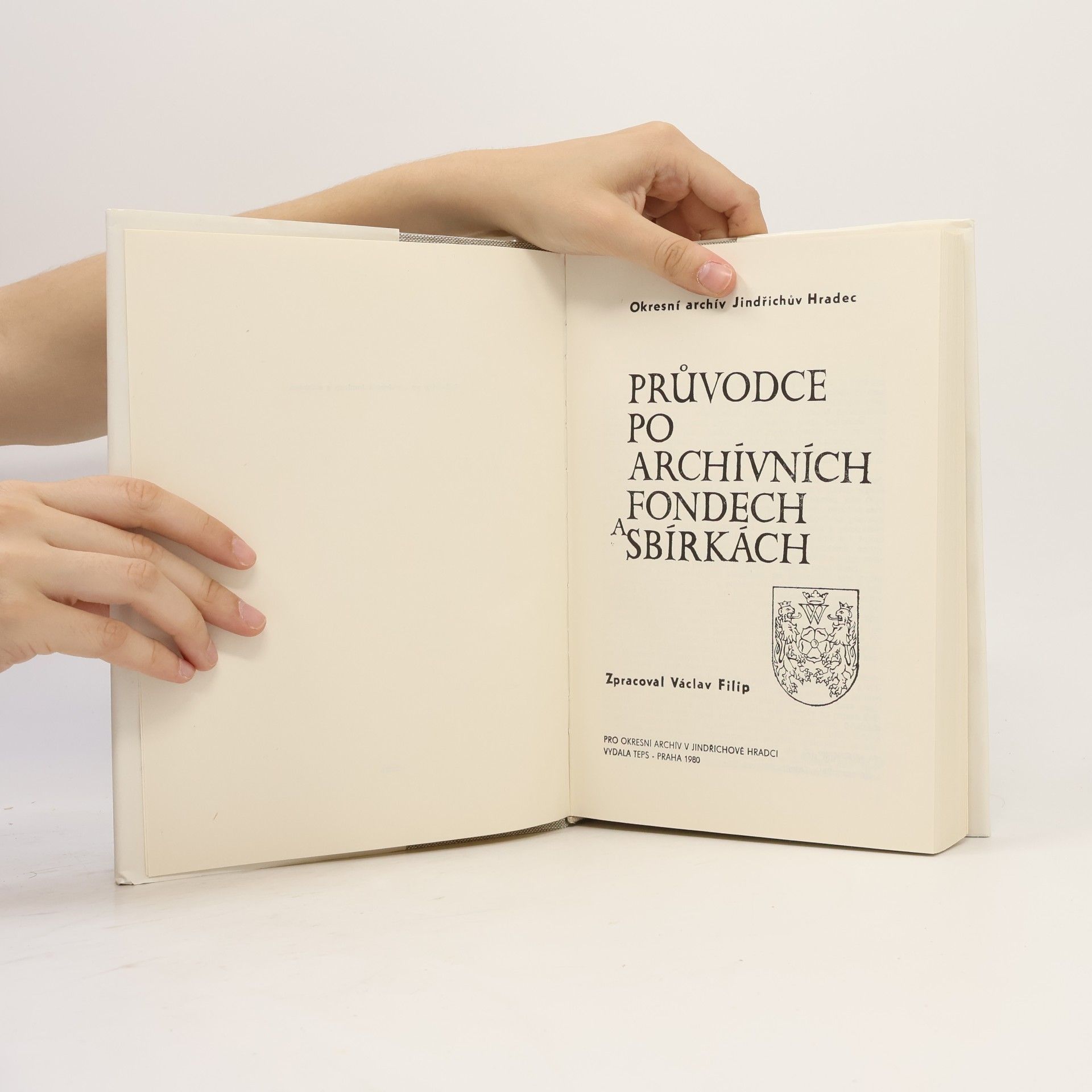 Václav Filip Průvodce po archivních fondech a sbírkách