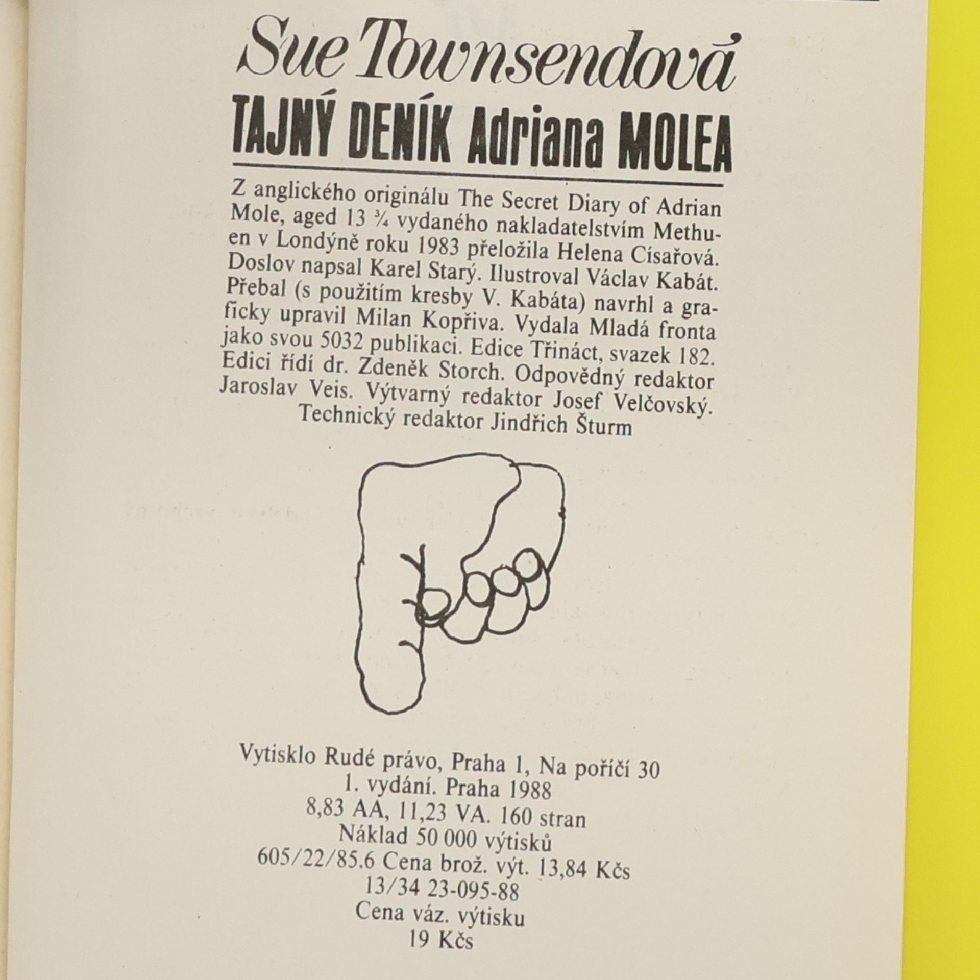 Sue Townsend Tajný deník Adriana Molea