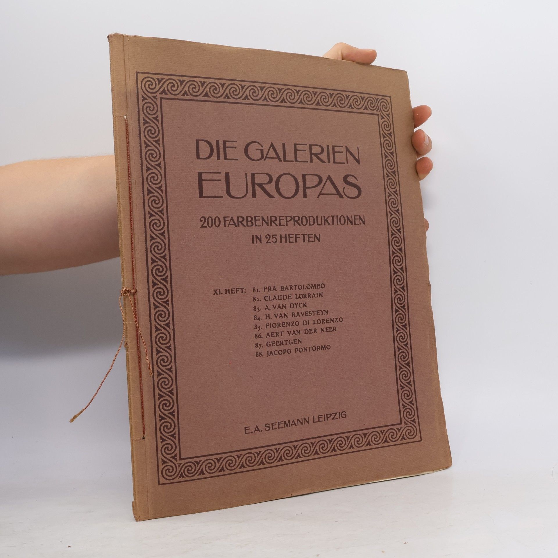 Autorenkollektiv Die Galerien Europas XI. Heft