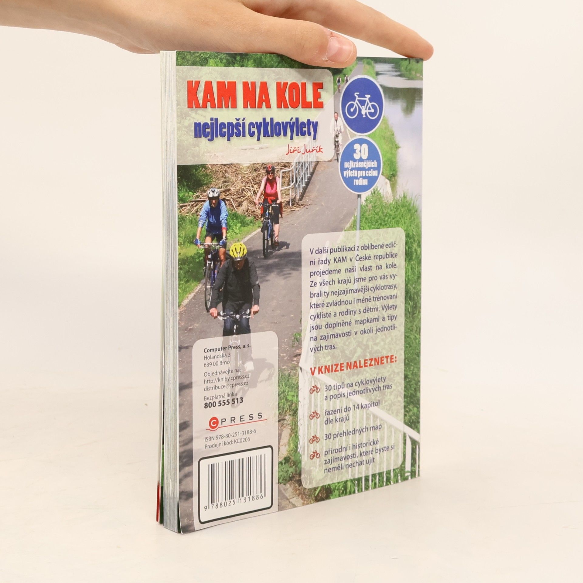 Jiří Juřík Kam na kole - nejlepší cyklovýlety