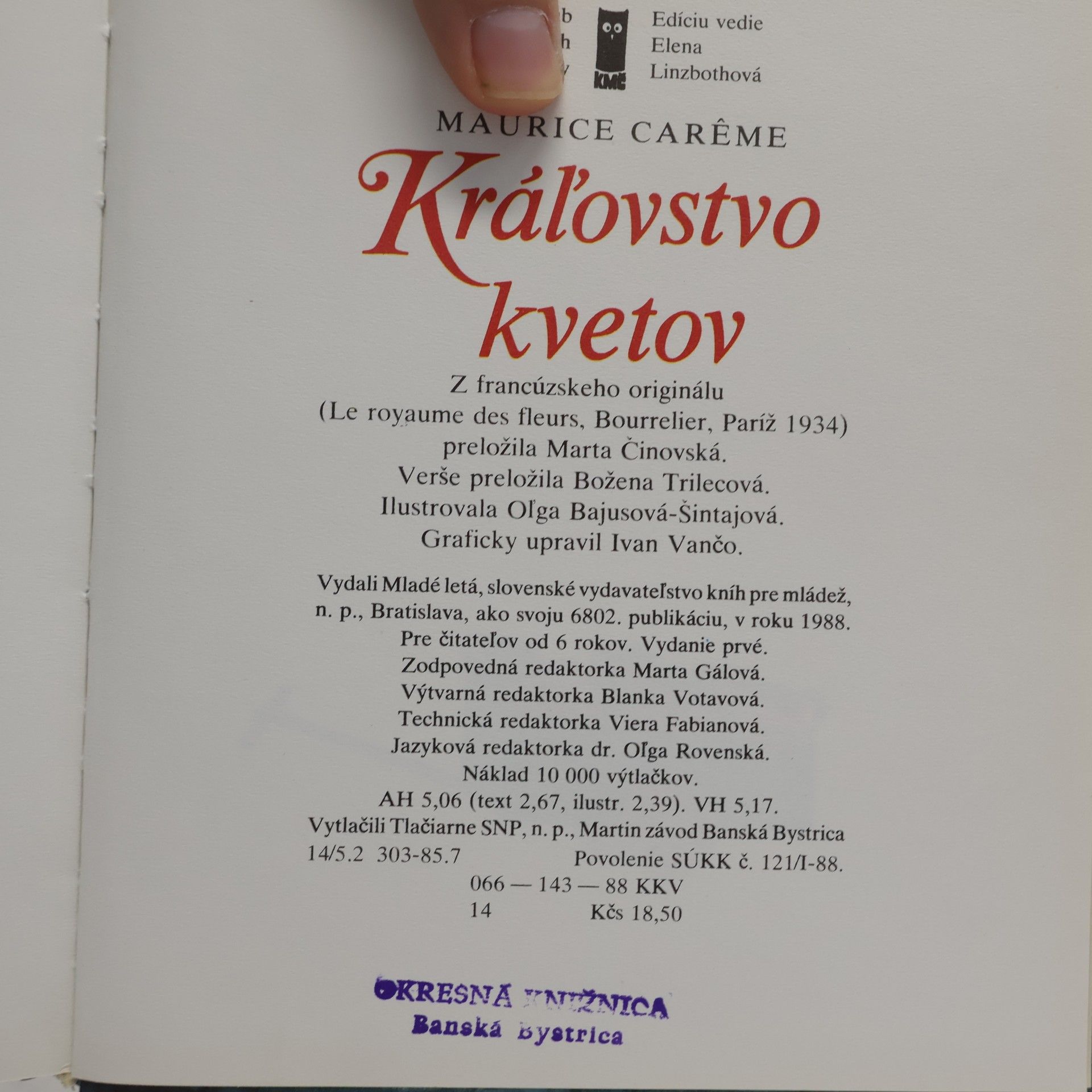 Oĺga BajusováŠintajová Kráľovstvo kvetov