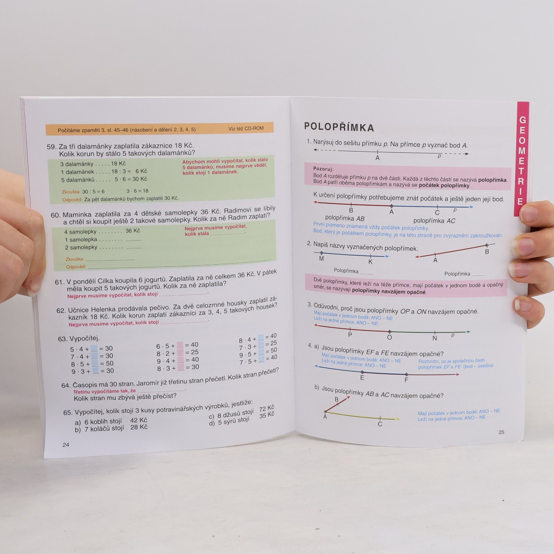 Kolektiv autorů Matematika pro 3. ročník ZŠ, 1. díl