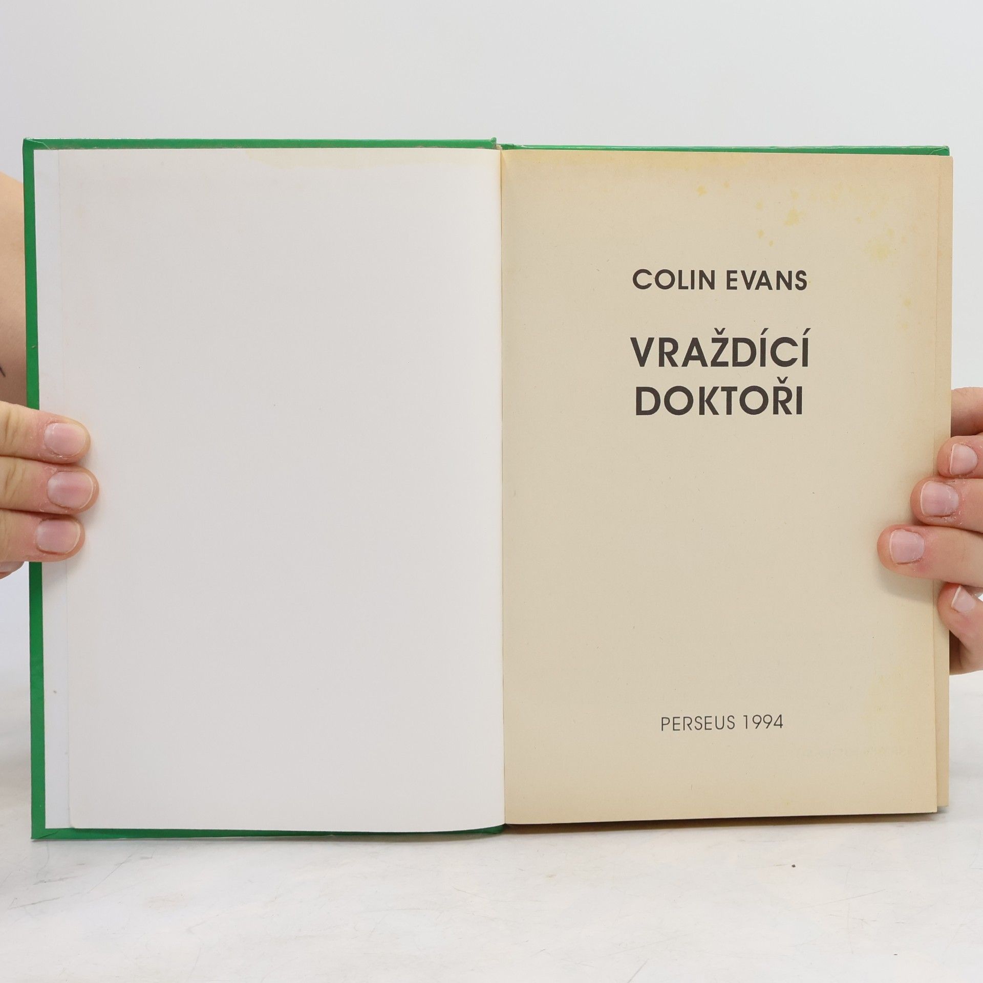 Colin Evans Vraždící doktoři