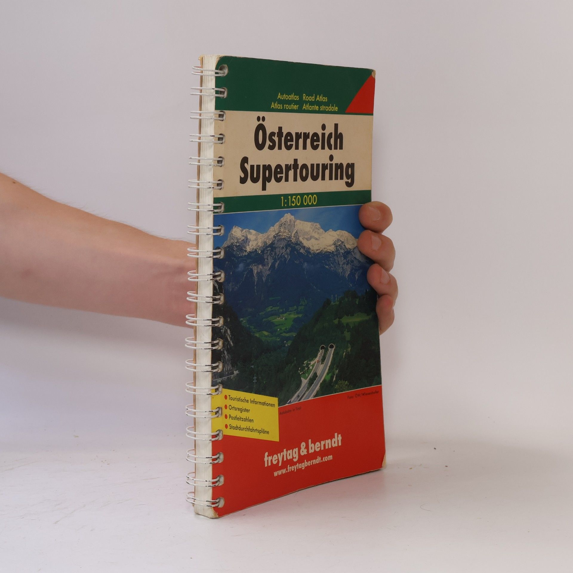 AA.VV. Österreich Supertouring. Aautoatlas. Měřítko 1 : 150 000