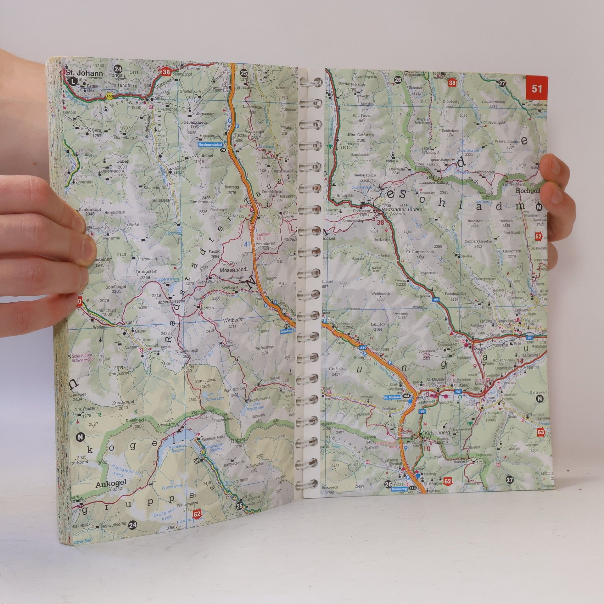 Autorenkollektiv Österreich Supertouring. Aautoatlas. Měřítko 1 : 150 000