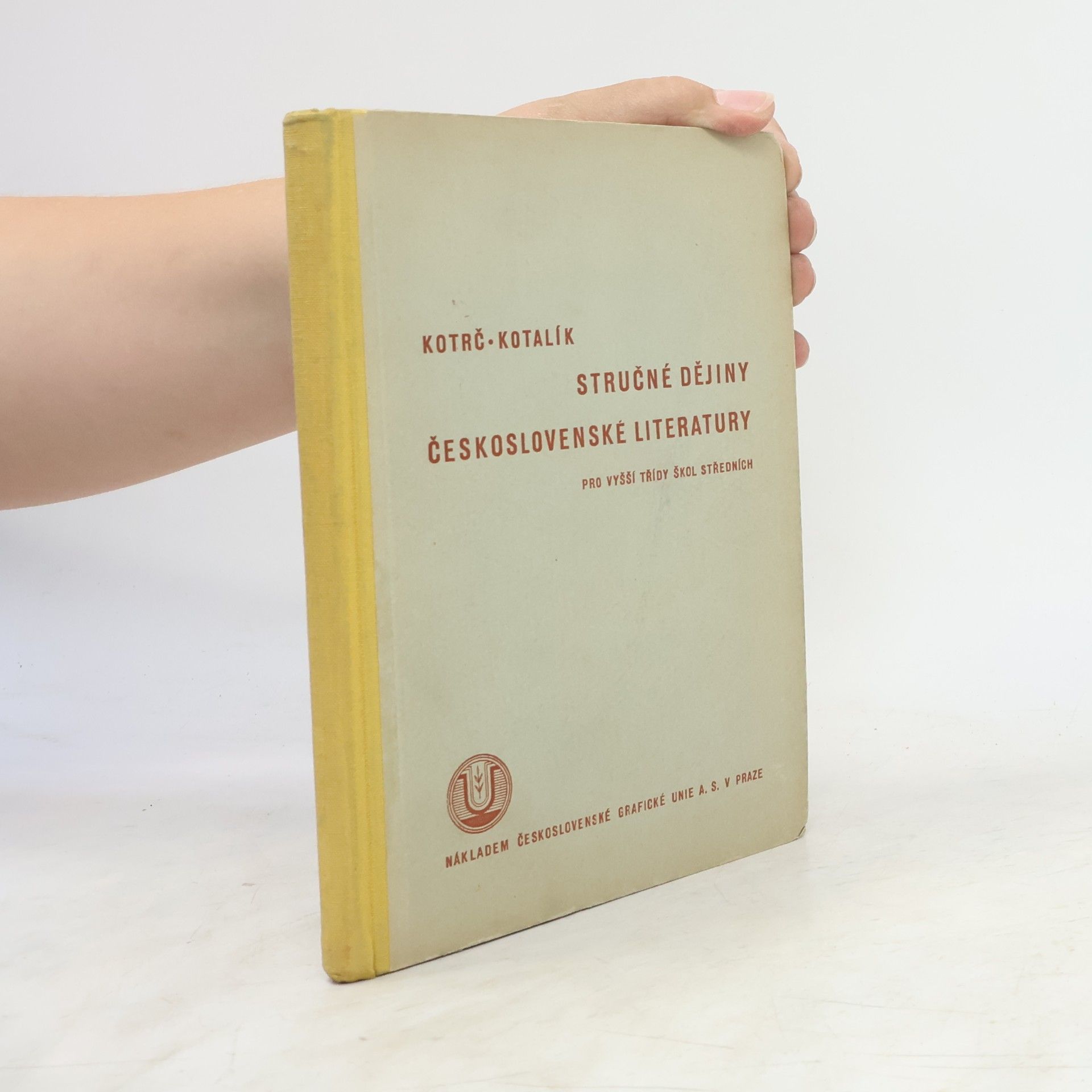 Josef Kotalík Stručné dějiny československé literatury