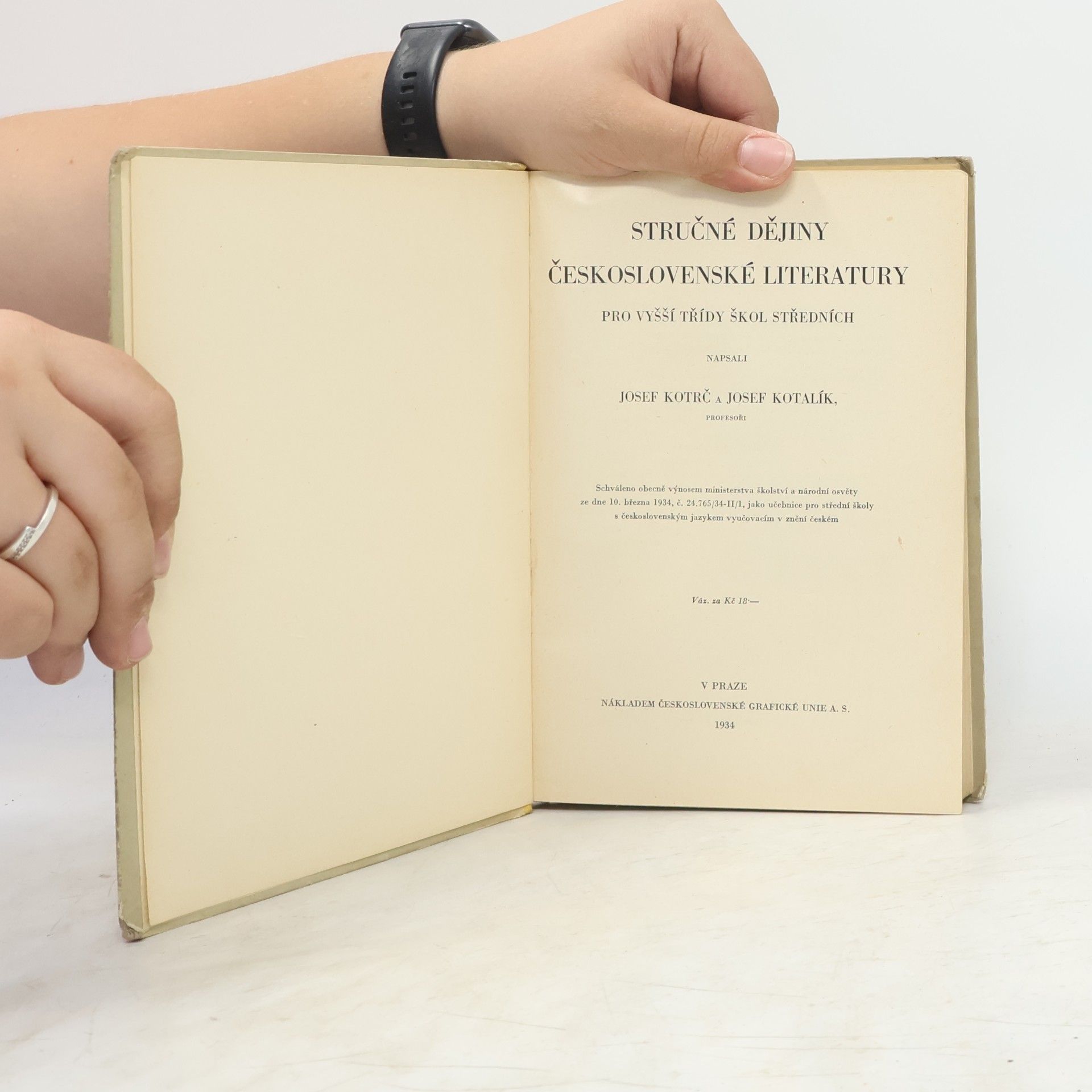 Josef Kotrč Stručné dějiny československé literatury