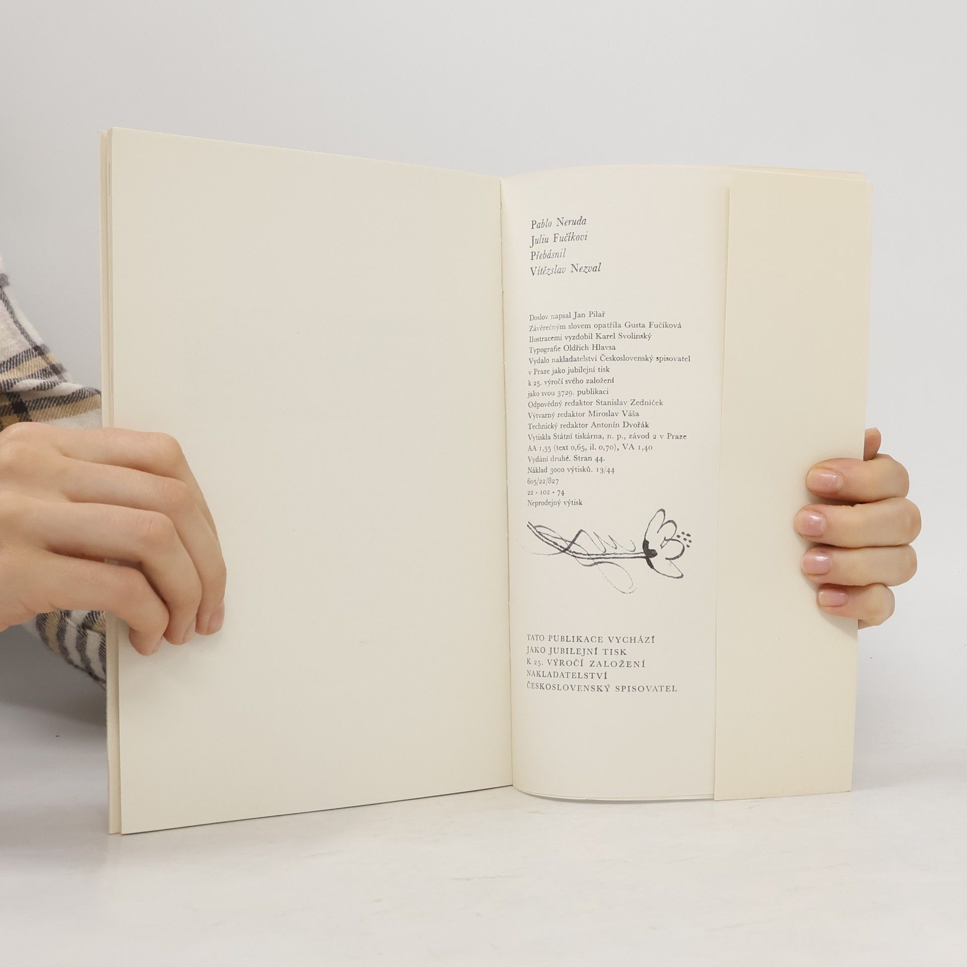 Vítězslav Nezval Pablo Neruda Juliu Fučíkovi