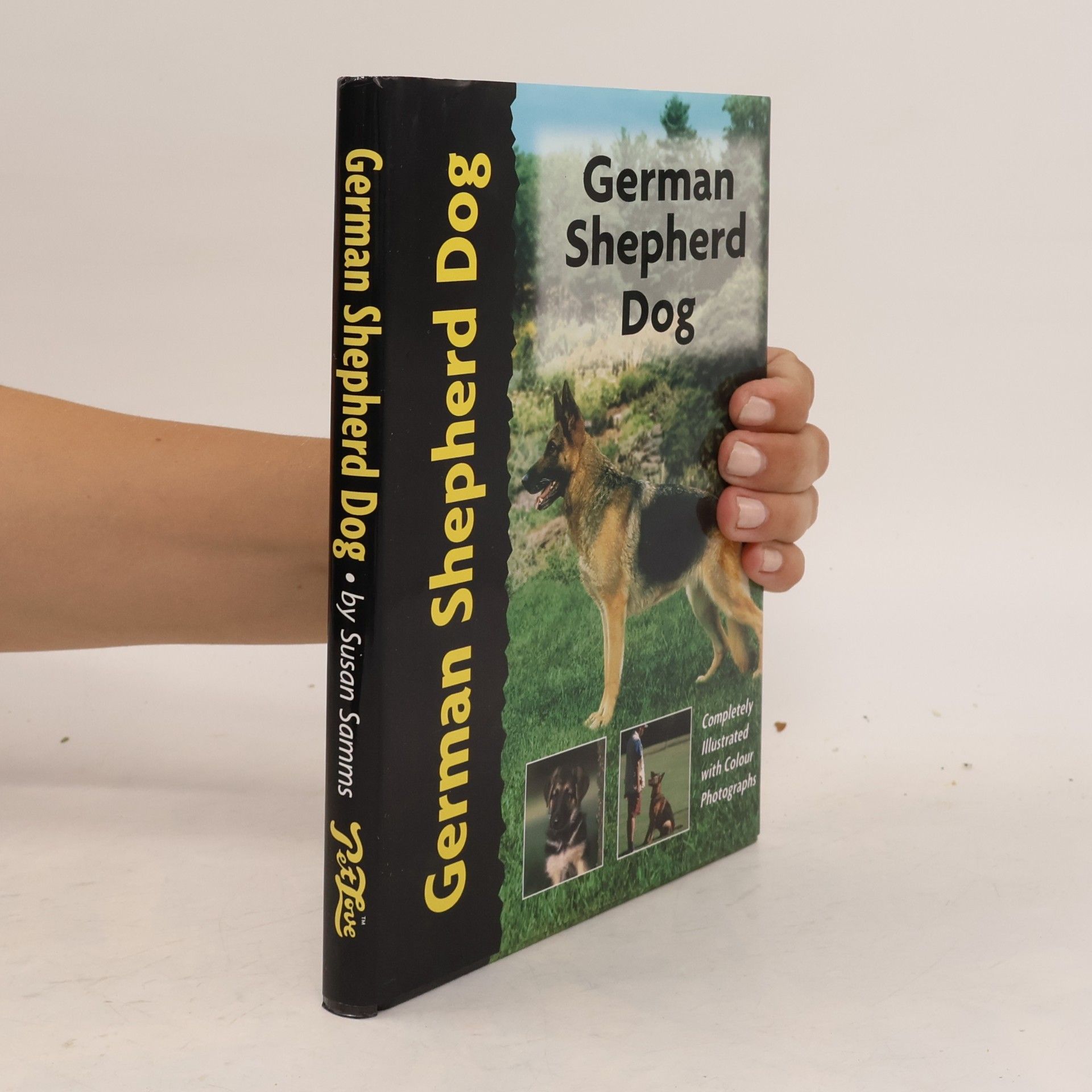 Susan Samms German shepherd dog