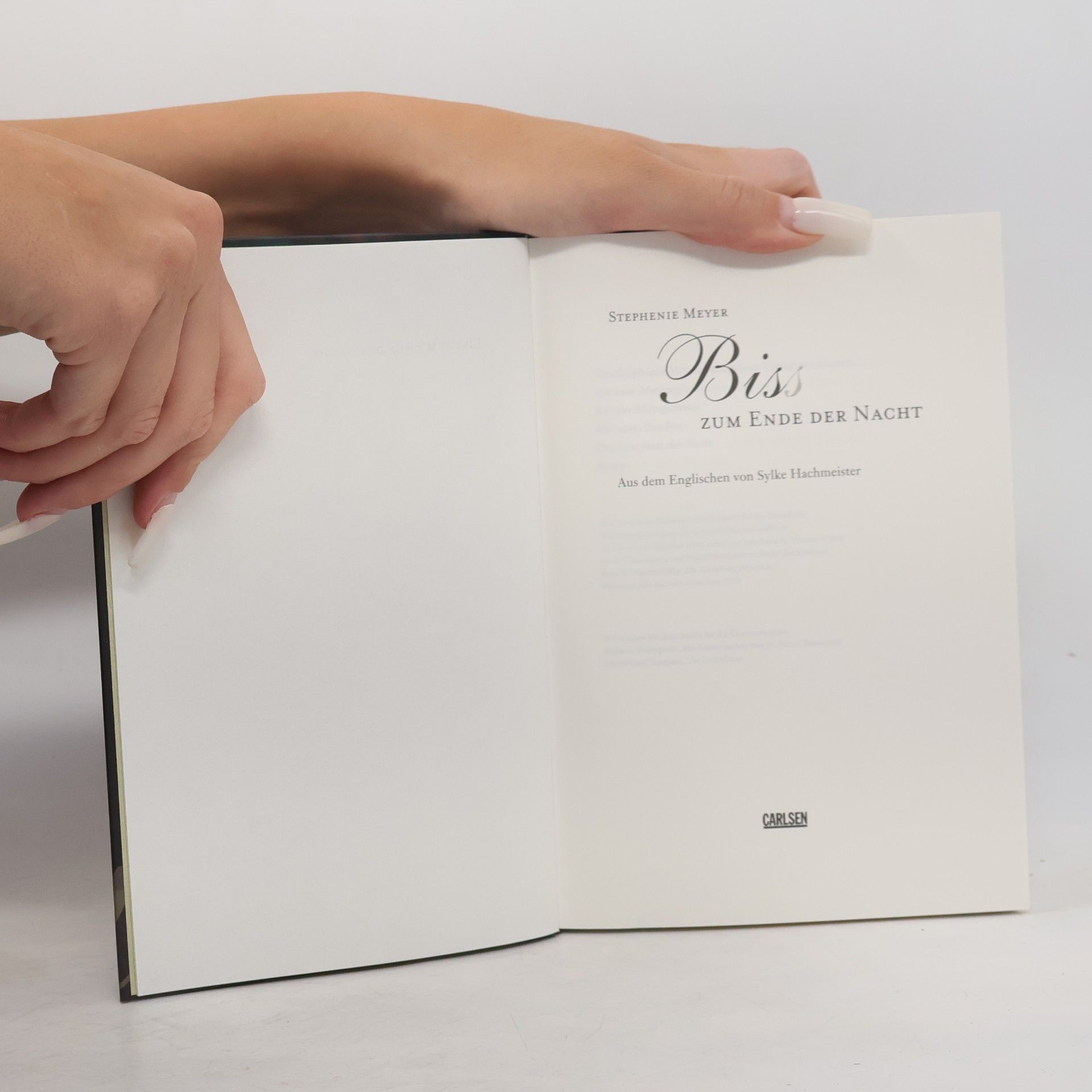 Stephenie Meyer Bella und Edward 4. Biss zum Ende der Nacht