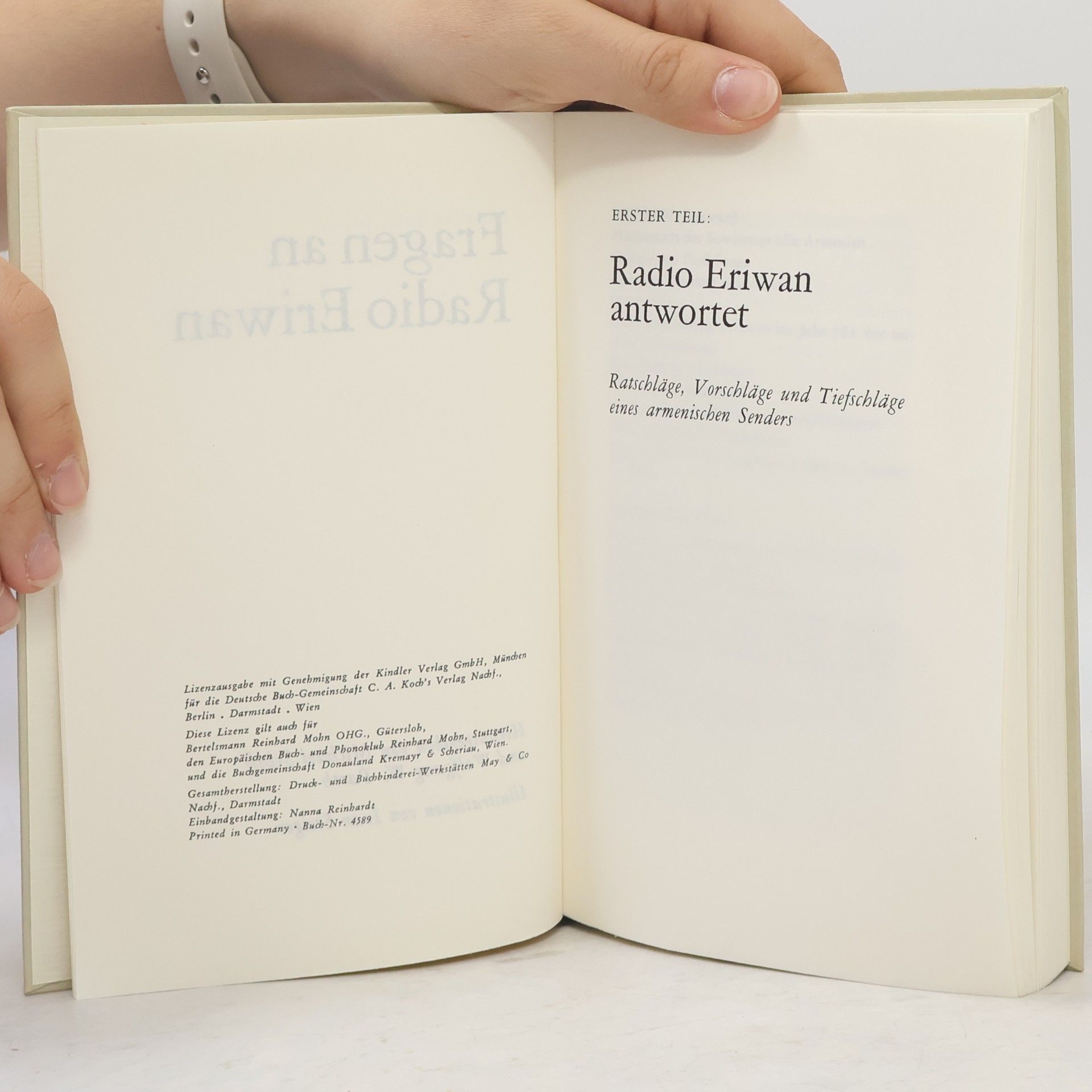Michael Schiff Fragen an Radio Eriwan
