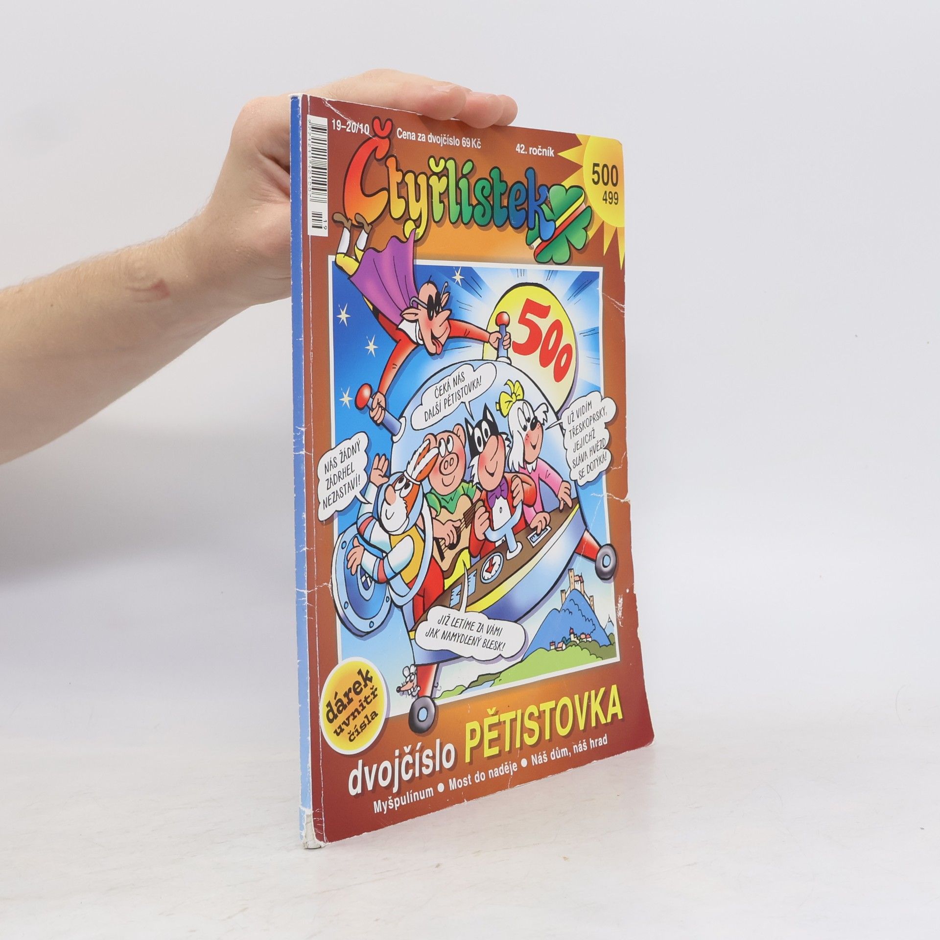 Kolektiv autorů Čtyřlístek dvojčíslo: Pětistovka (číslo 499 a 500)