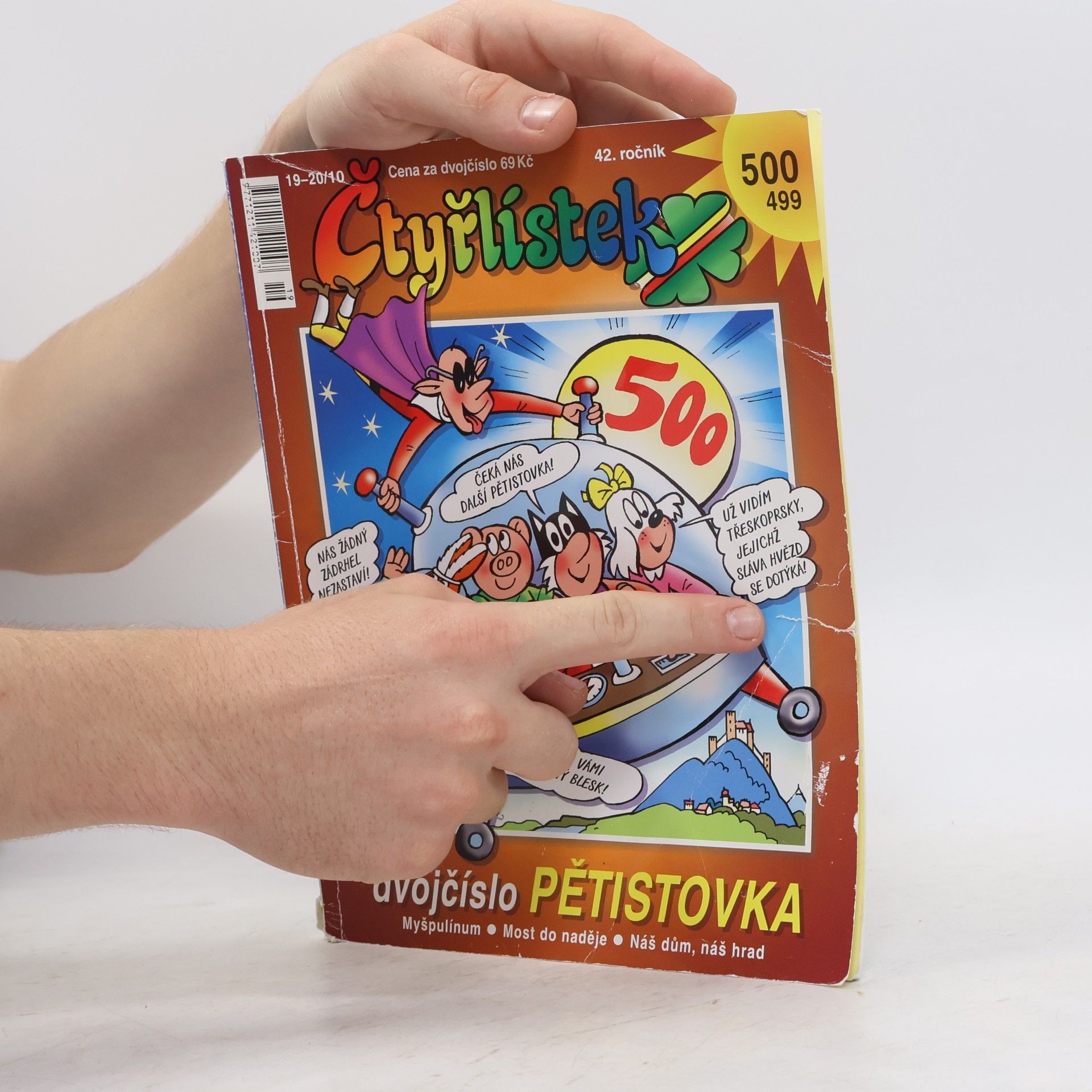 Kolektiv autorů Čtyřlístek dvojčíslo: Pětistovka (číslo 499 a 500)