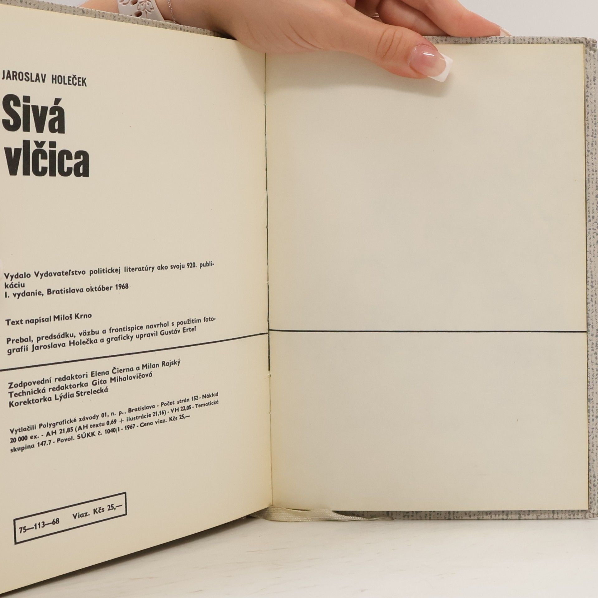 Jaroslav Holeček Sivá vlčica