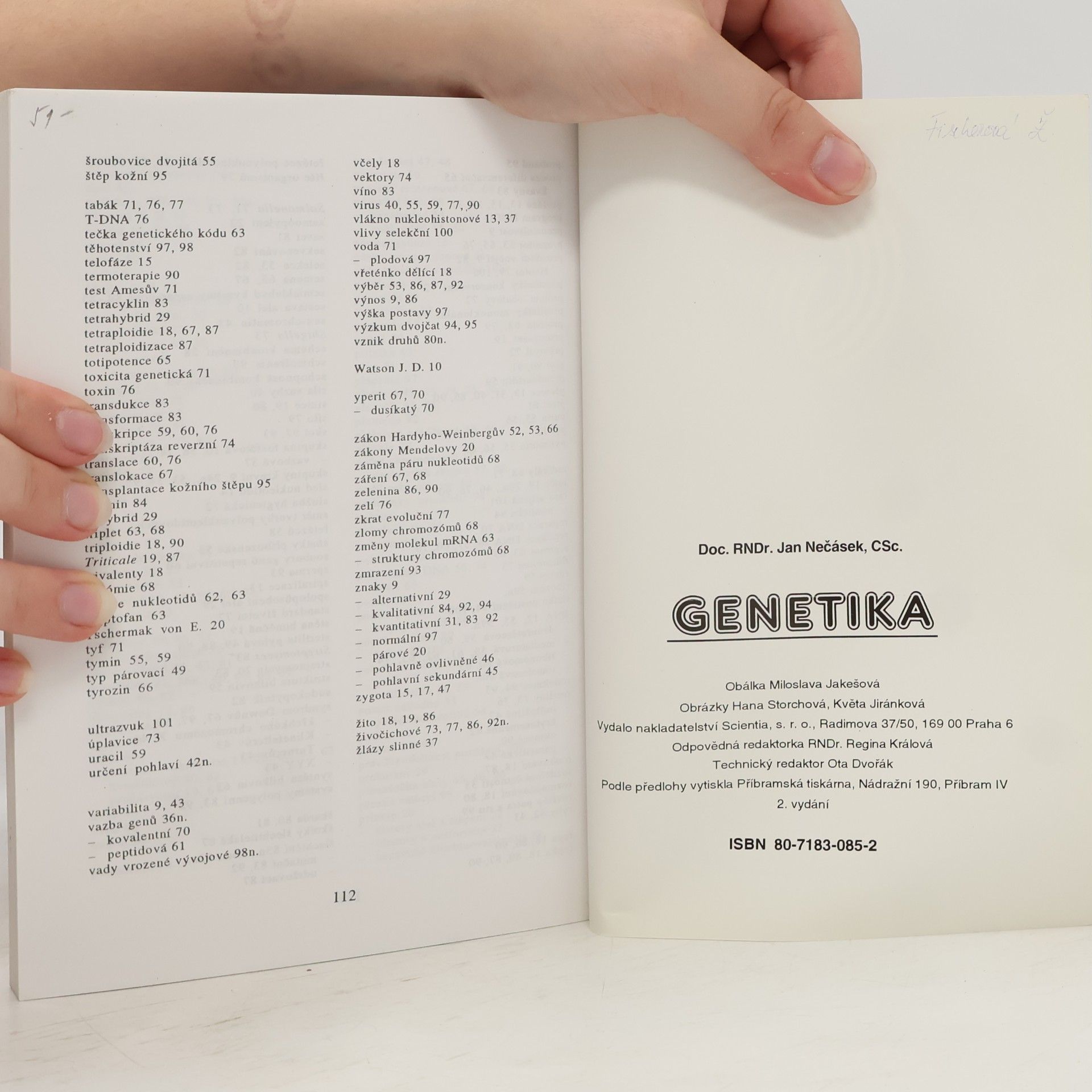 Jan Nečásek Genetika
