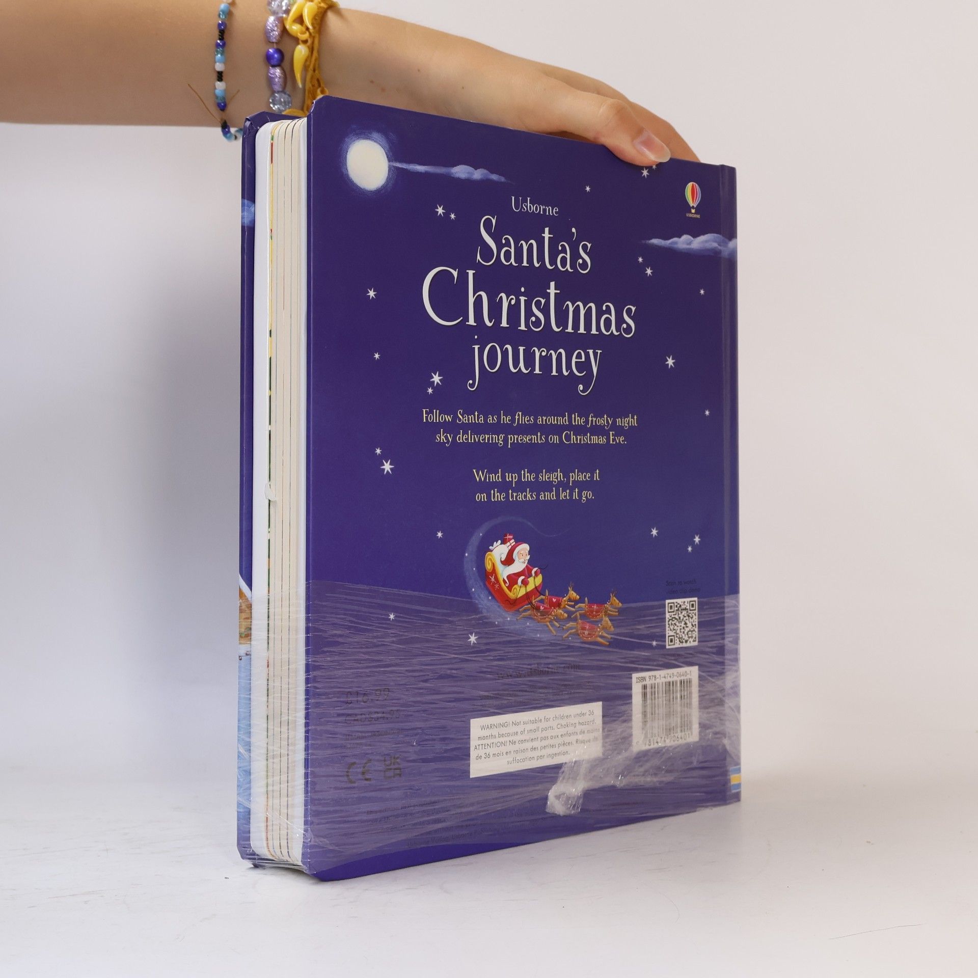 Fiona Watt Santa's Christmas Journey with Wind-Up Sleigh