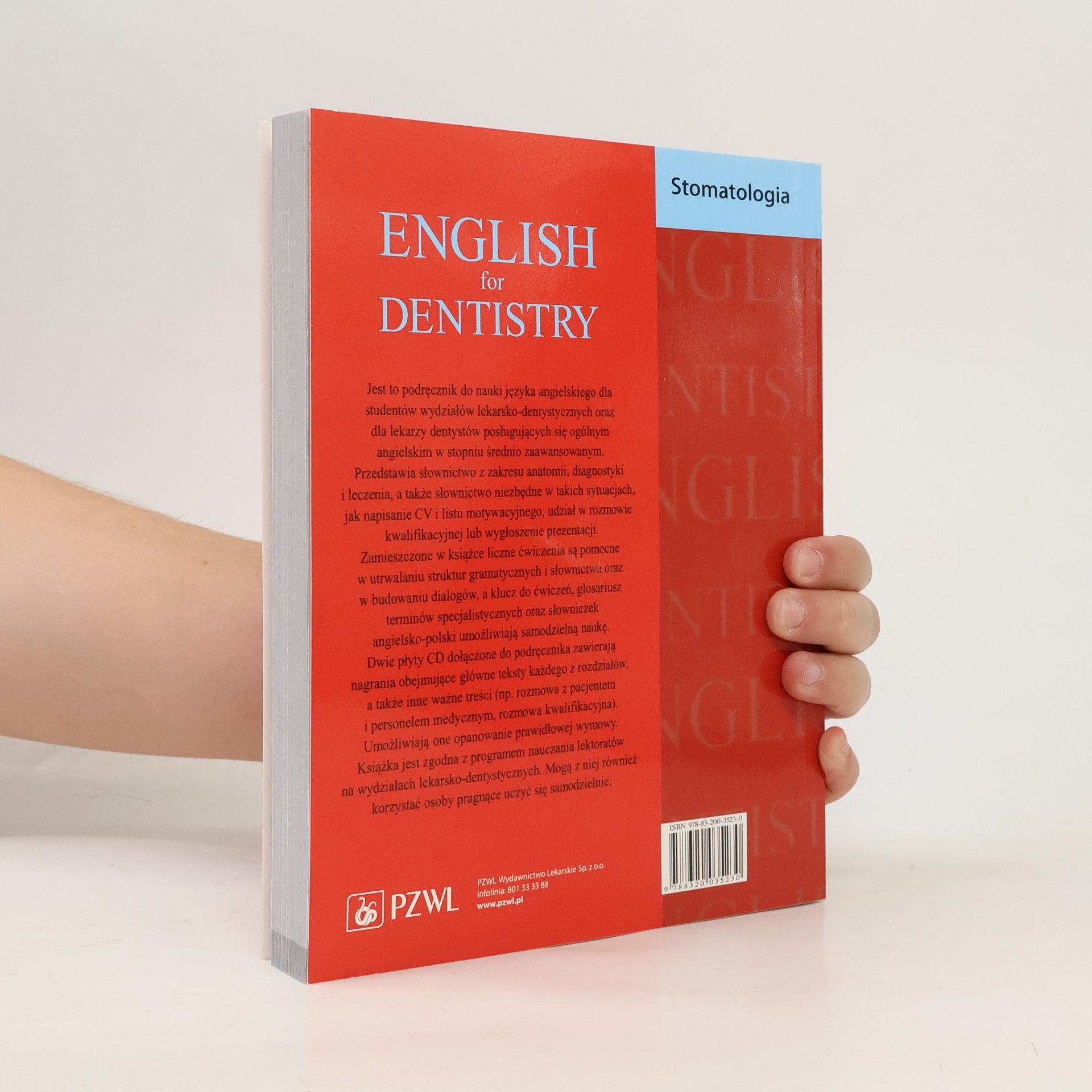 Genowefa Anna Wawer Stomatologia: English for Dentistry + CD
