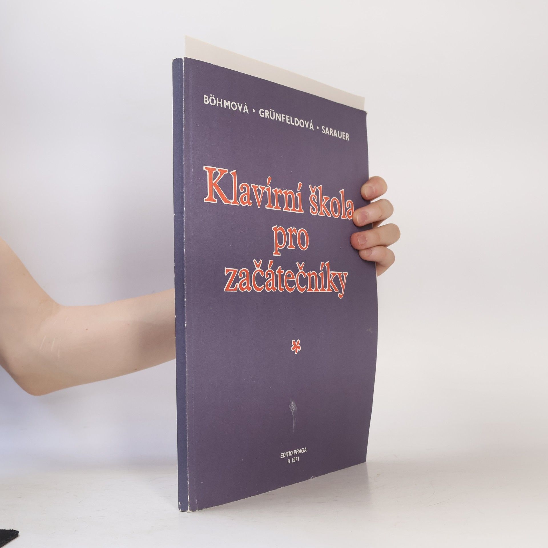 Alois Sarauer Klavírní škola pro začátečníky