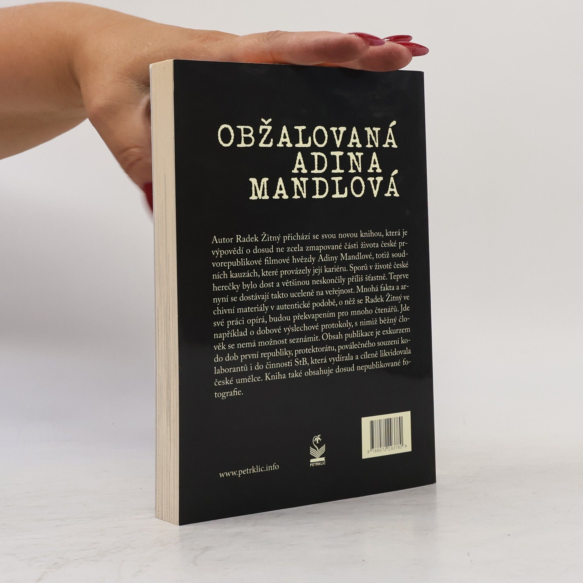 Radek Žitný Obžalovaná Adina Mandlová