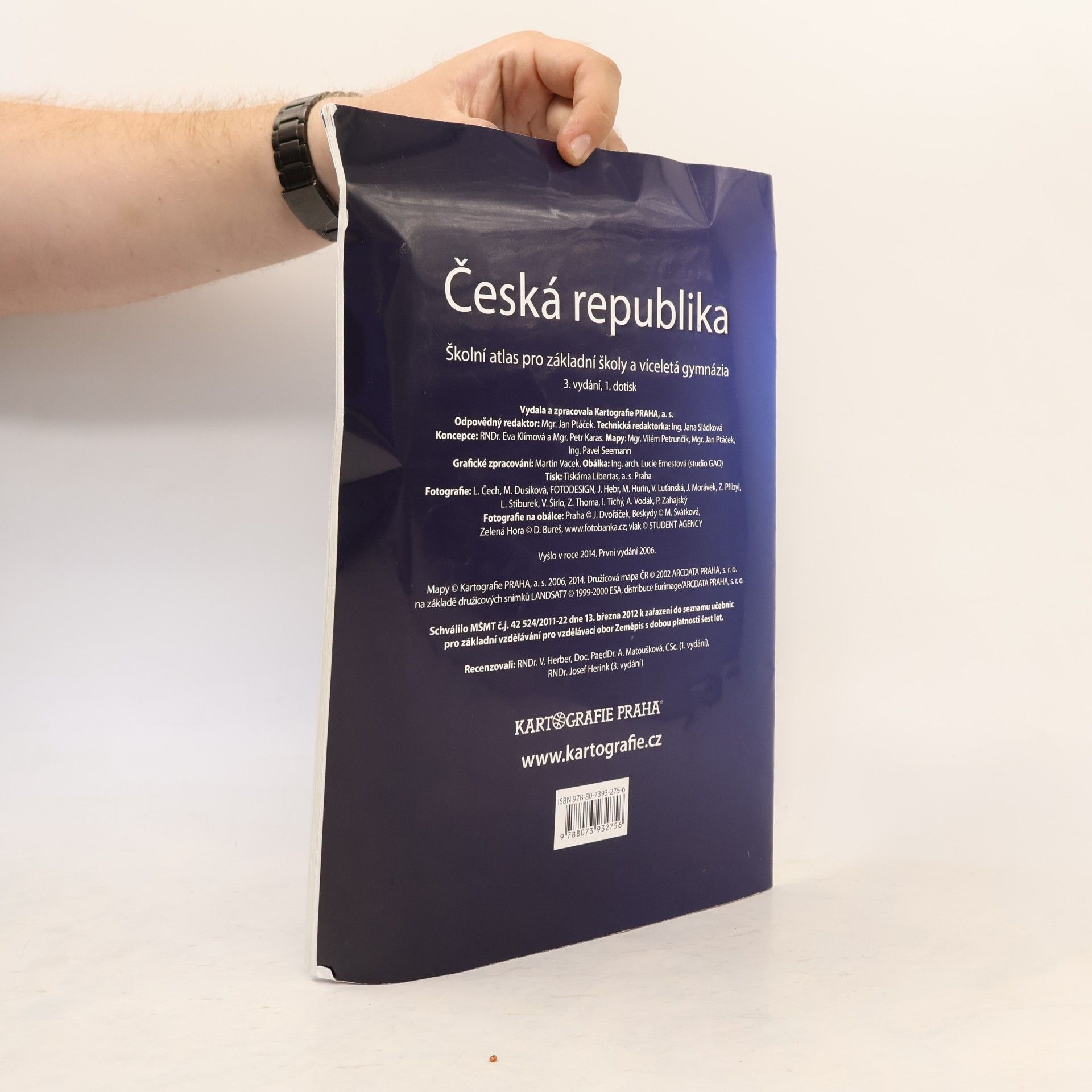 Autorenkollektiv Česká republika školní atlas pro základní školy a víceletá gymnázia
